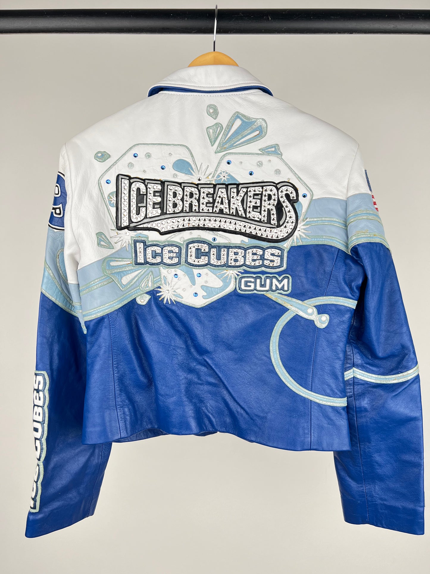 Vintage Icebreakers 90s Leather Jacket