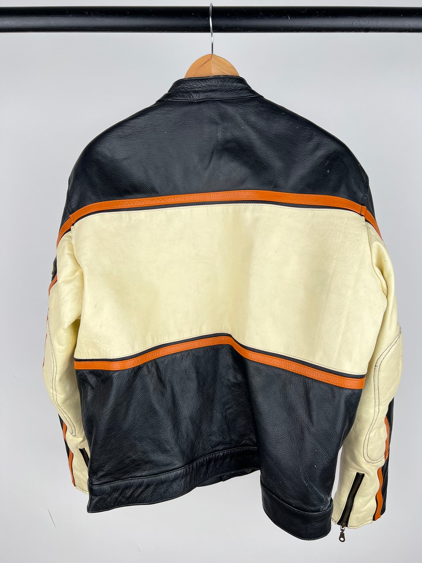 Riders Motosports 90s Leather Motorbike Jacket