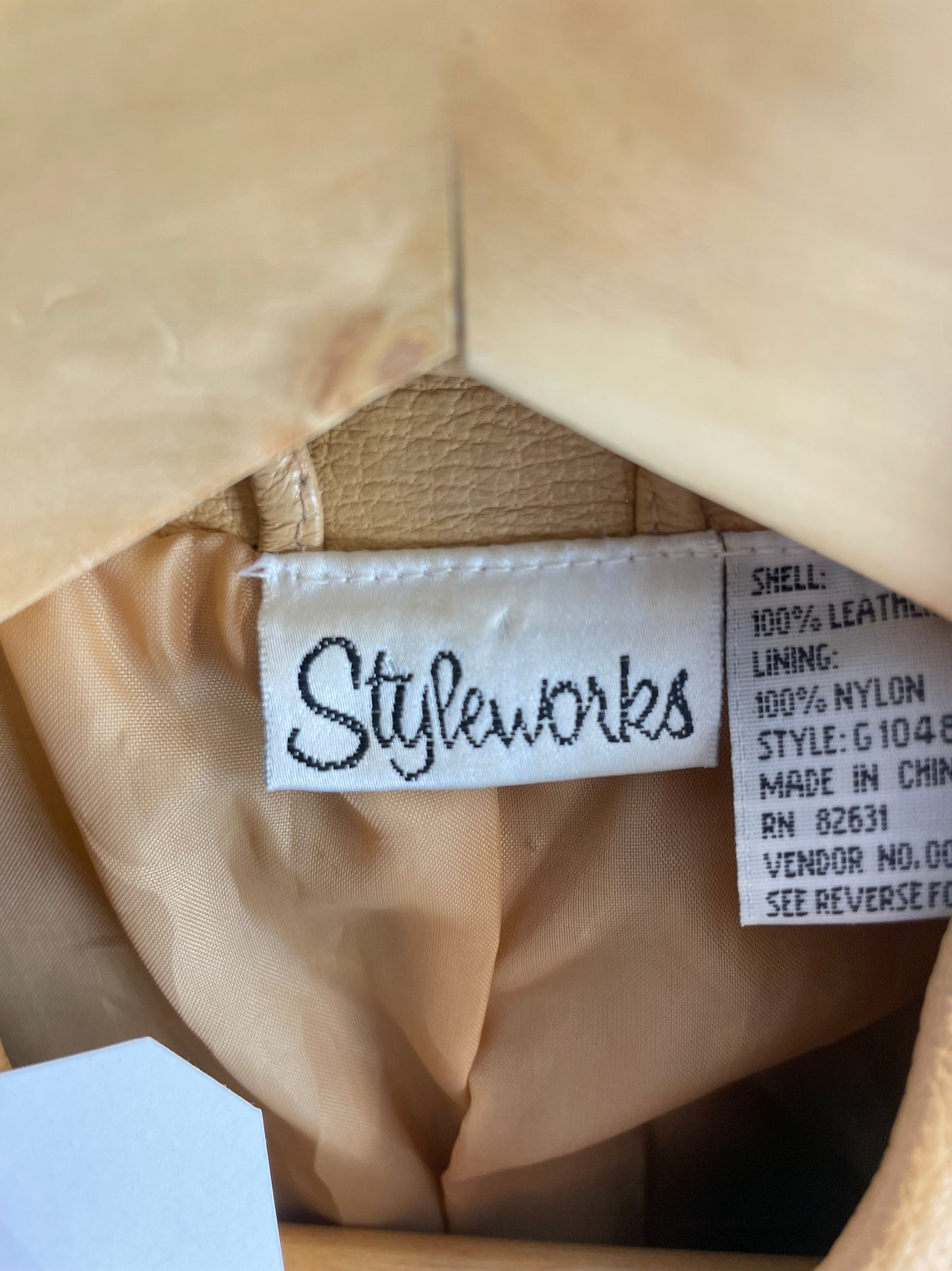 Vintage 90s Styleworks Leather Jacket