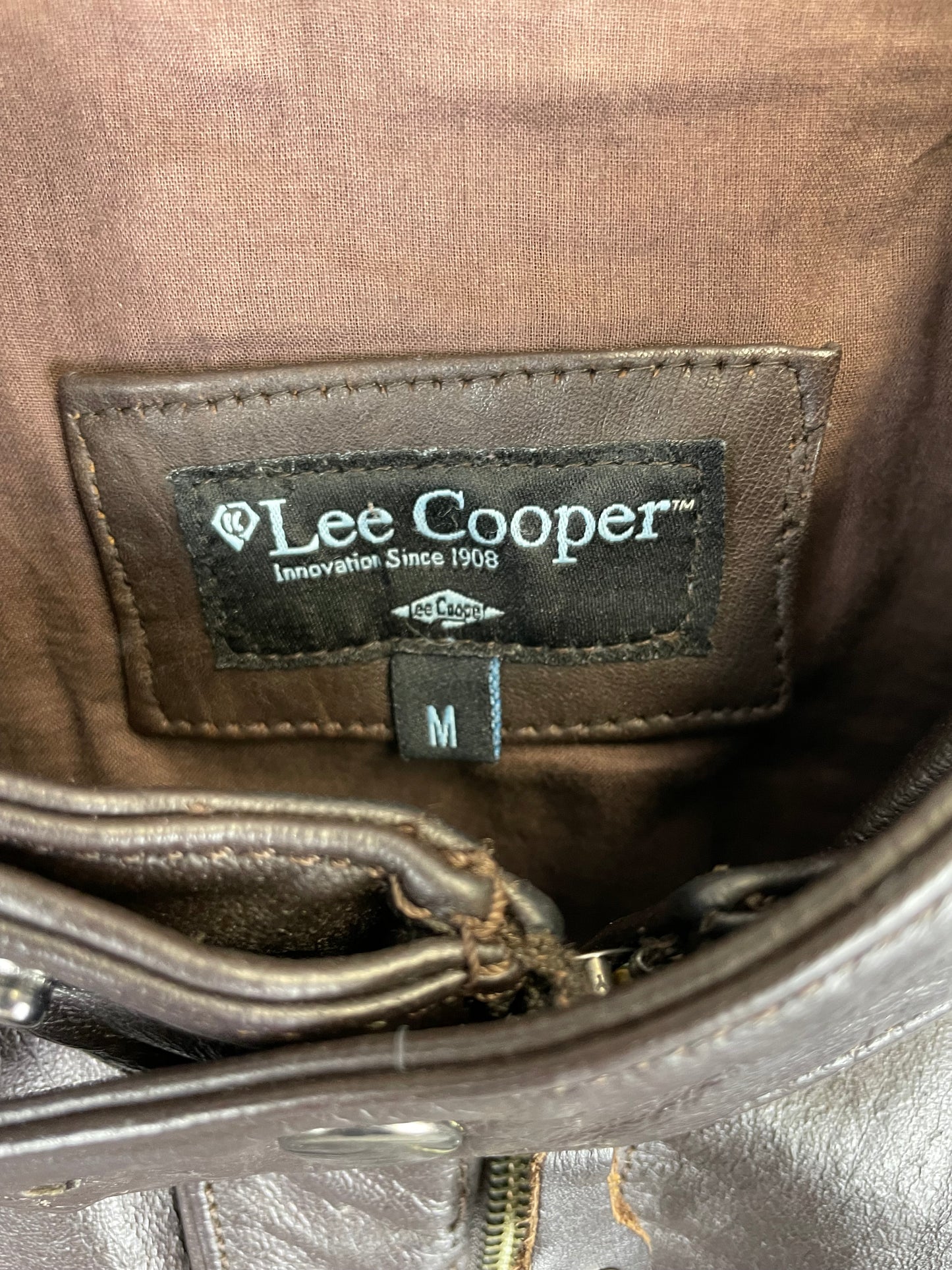 Vintage 90s Lee Cooper Leather Jacket