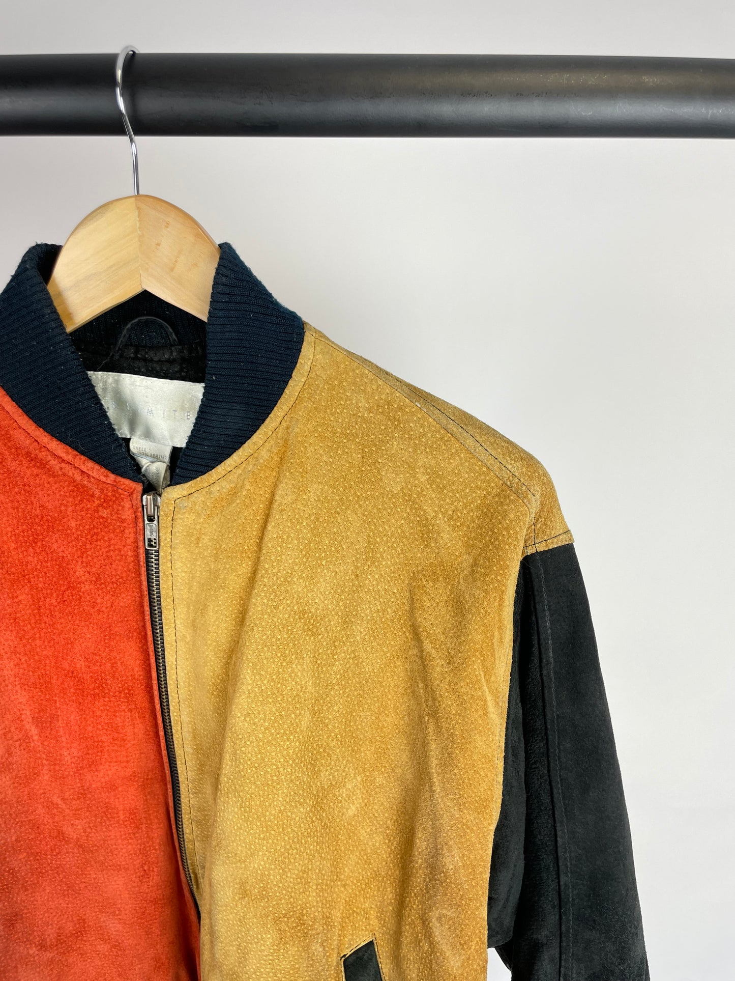 Vintage 90s The Limited Bomber Suede Jacket