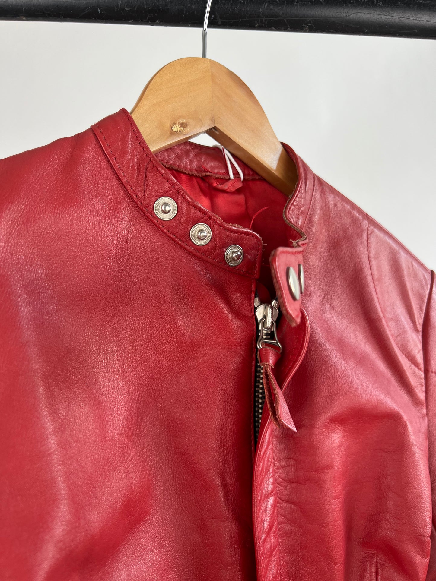 Vintage 90s Leather Motorbike Jacket