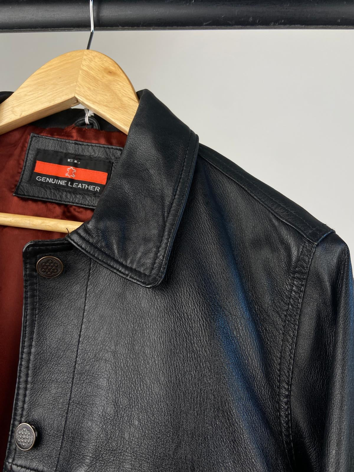 Vintage 90s Genuine Leather Jacket
