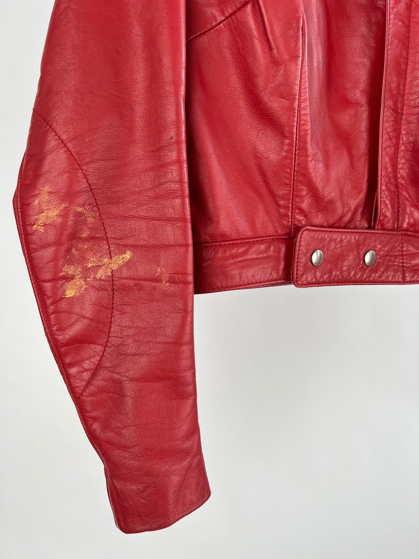 Vintage 90s Leather Motorbike Jacket