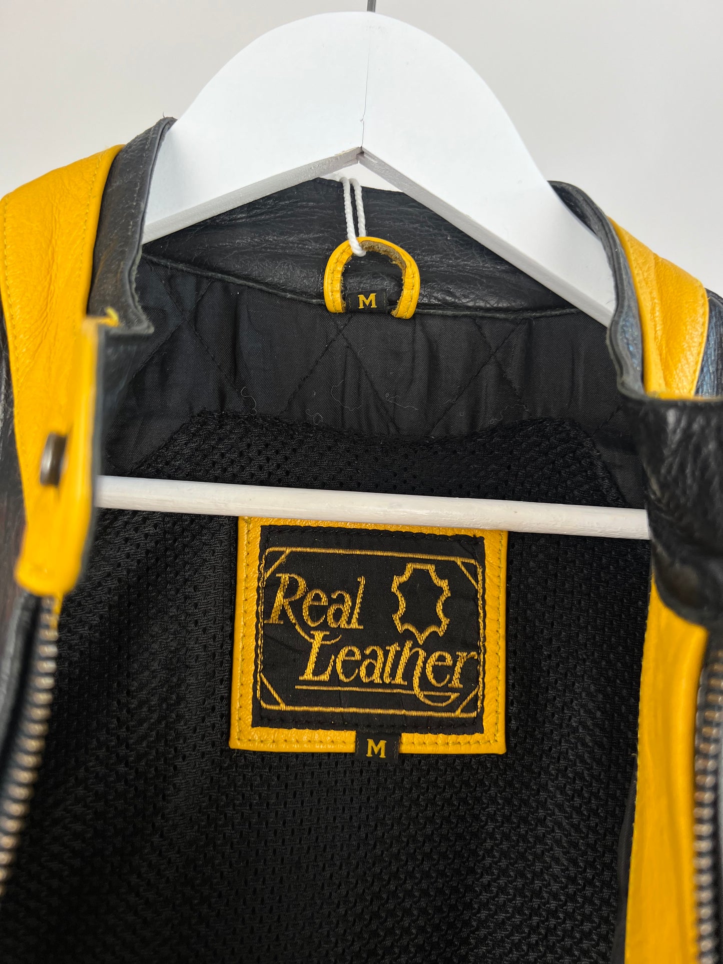 Black Panther 90s Leather Motorbike Jacket
