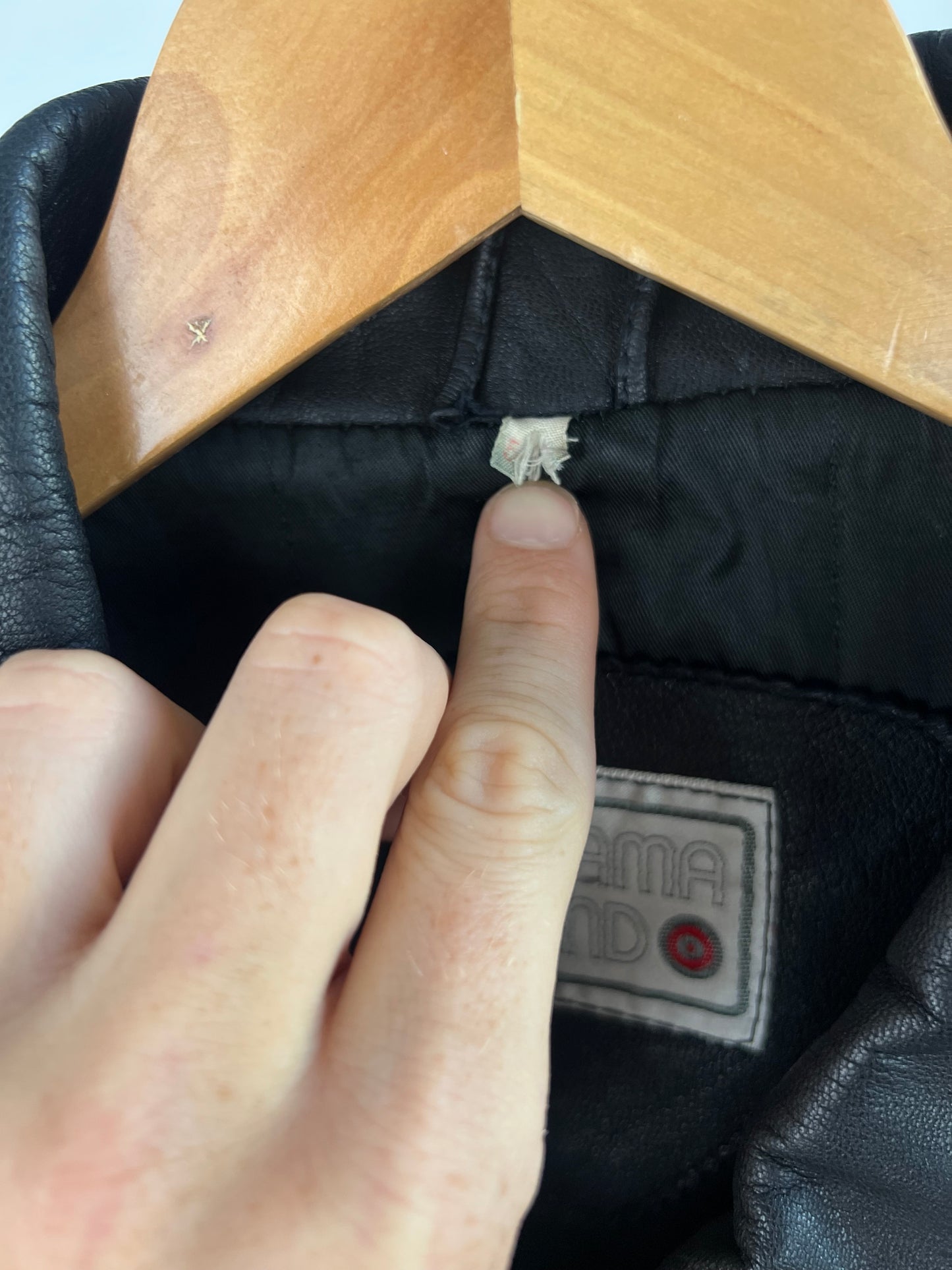 Vintage 90s Leather Flight Jacket