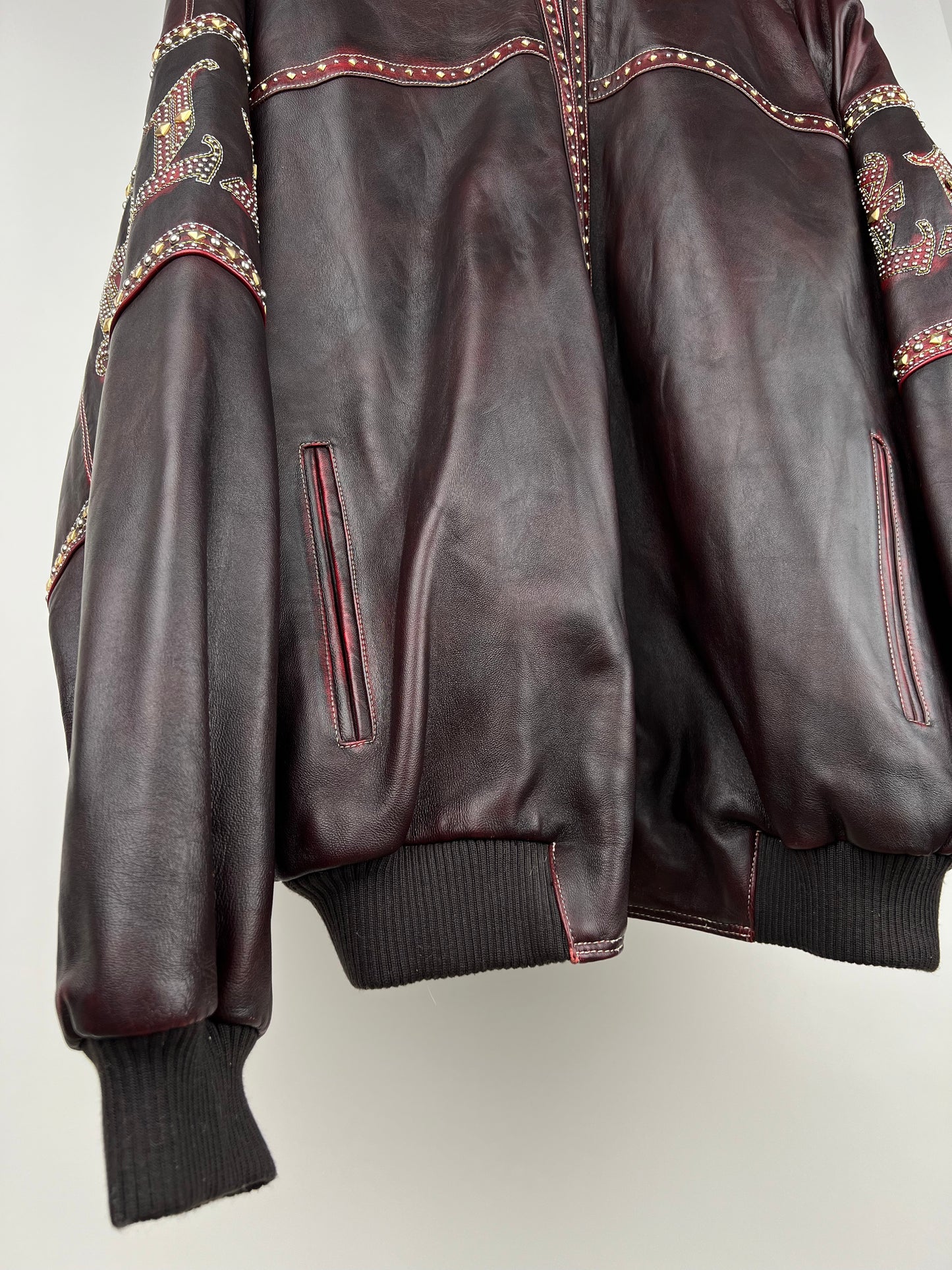 Vintage Pelle Pelle 90s Leather Bomber Jacket