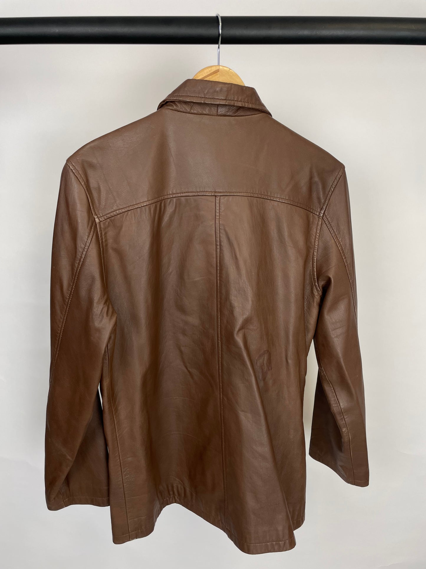 Vintage 90s Da Milano Leather Jacket