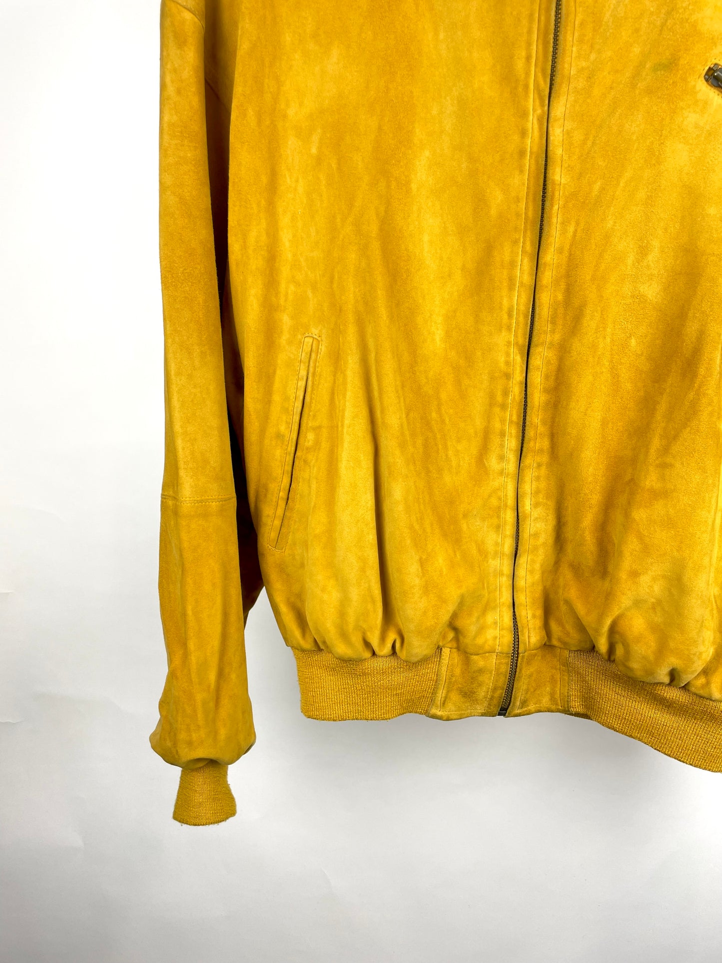 Vintage 90s Suede Bomber Jacket