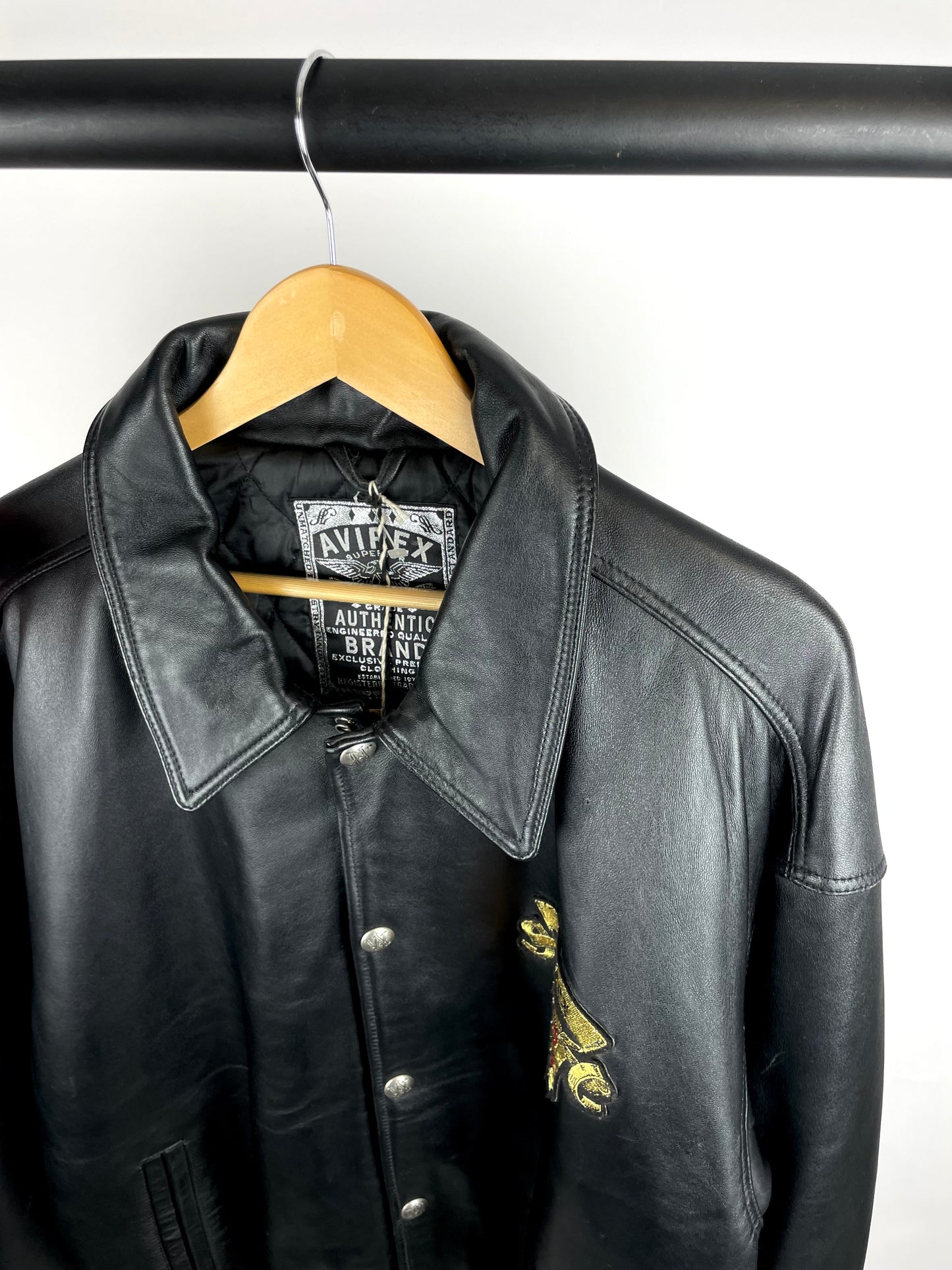 Vintage 90s Avirex Leather Jacket