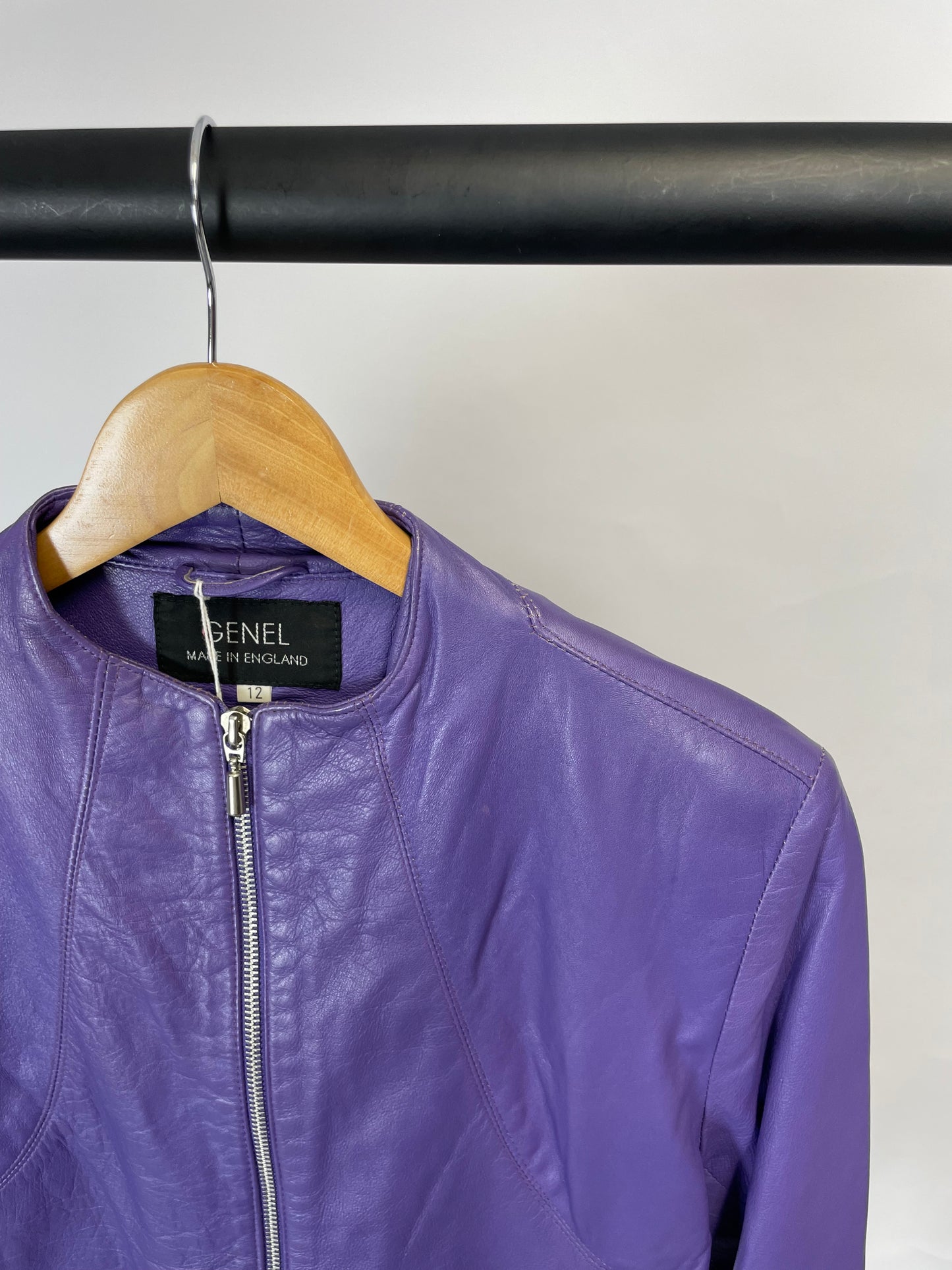 Vintage 90s GENEL Leather Jacket