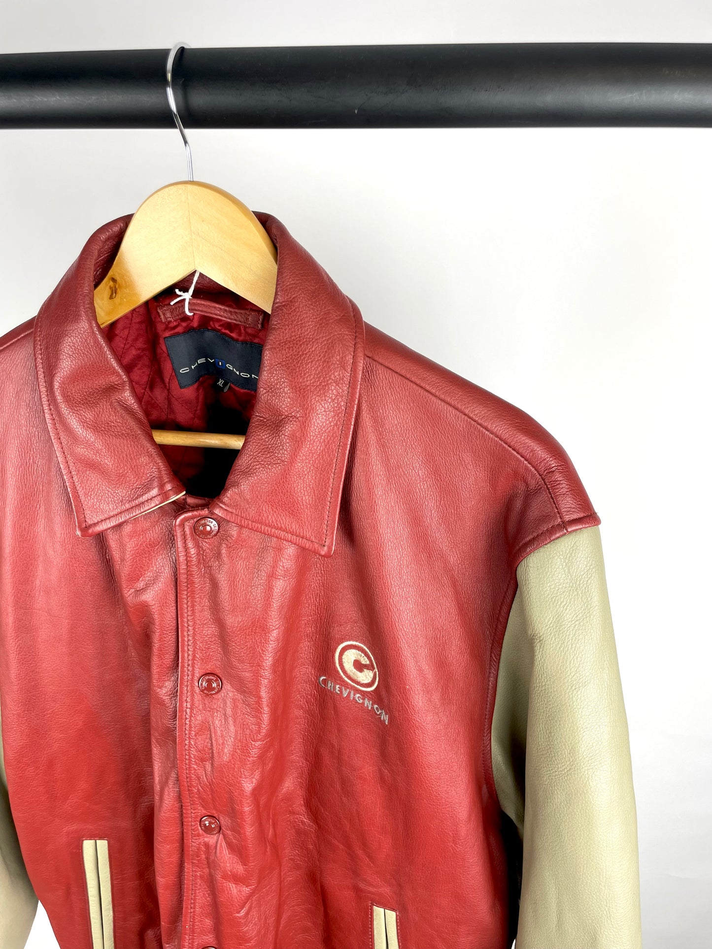 Vintage 90s Chevignon Varsity Jacket