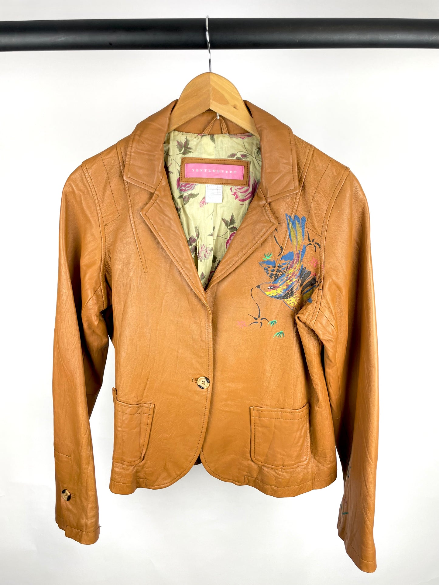 Vintage 90s Ventcouvert Leather Jacket