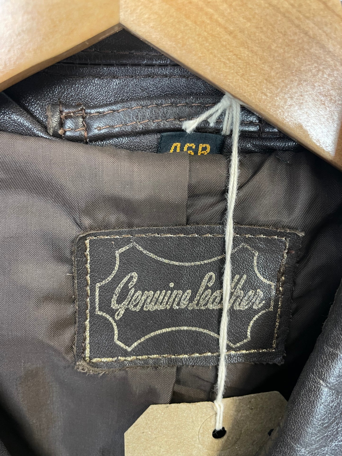 Vintage 90s Genuine Leather Jacket