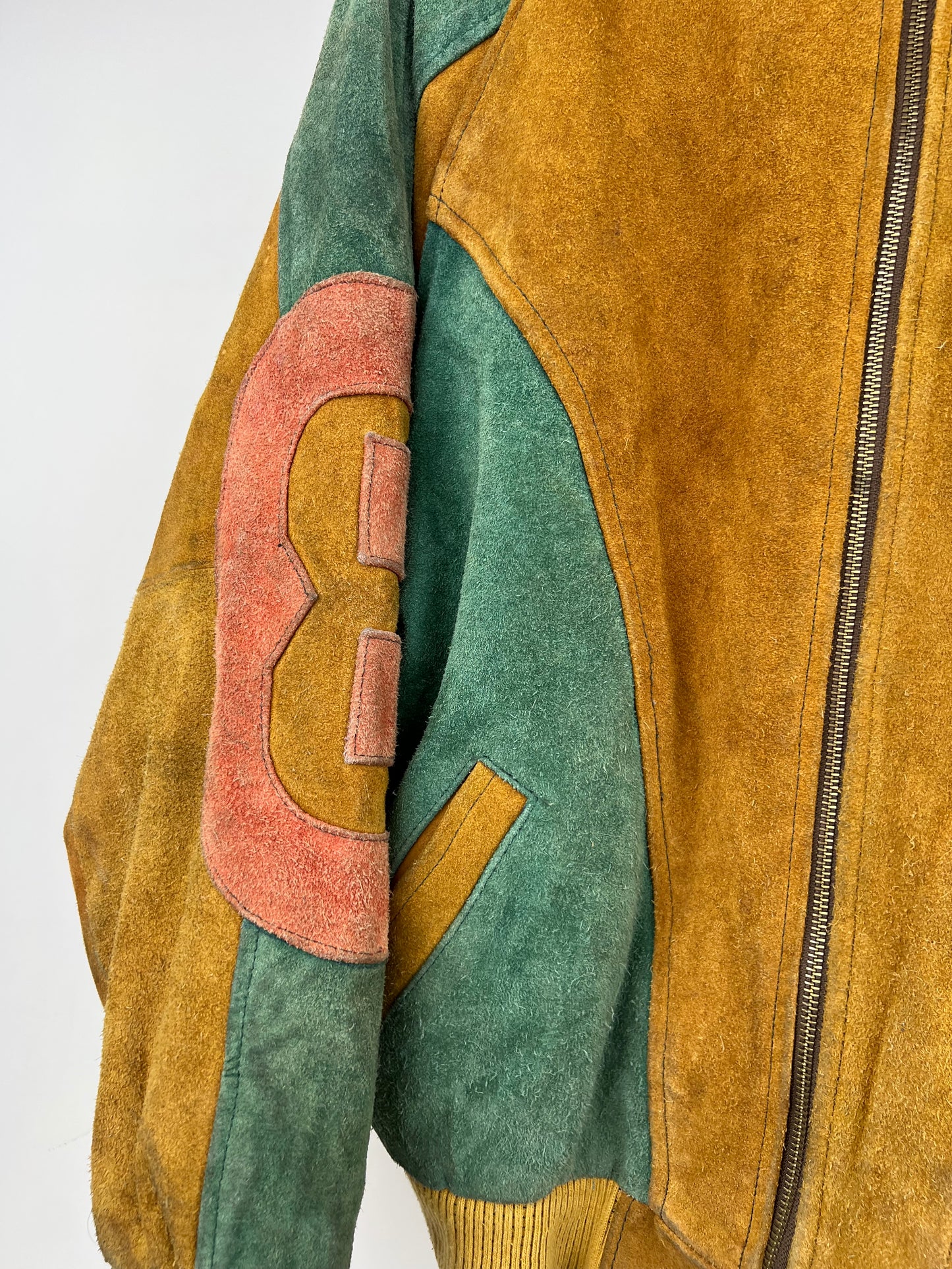 Vintage 8 Ball 90s Suede Jacket