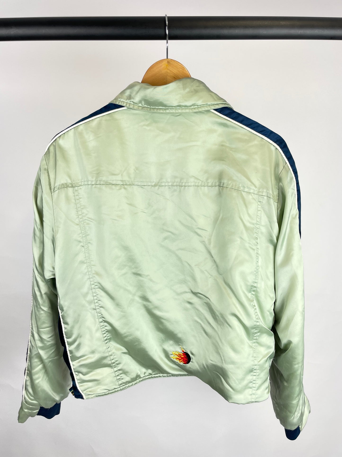 Rare Vintage 90s Bomb Hell Cropped Jacket