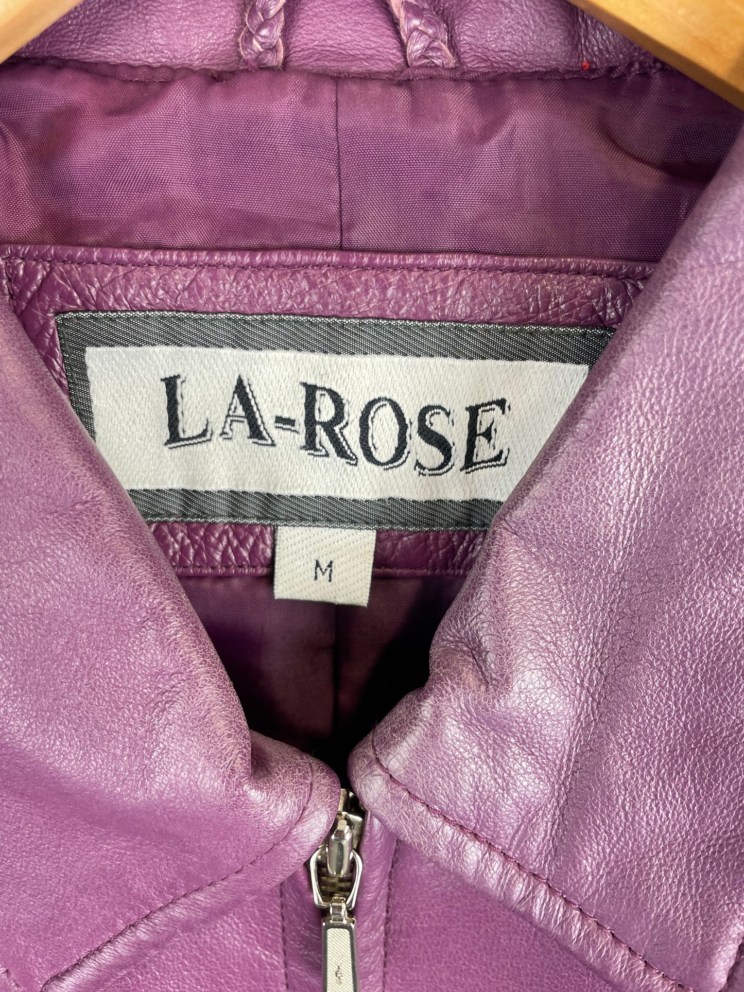 Vintage 90s LA-ROSE Leather Jacket