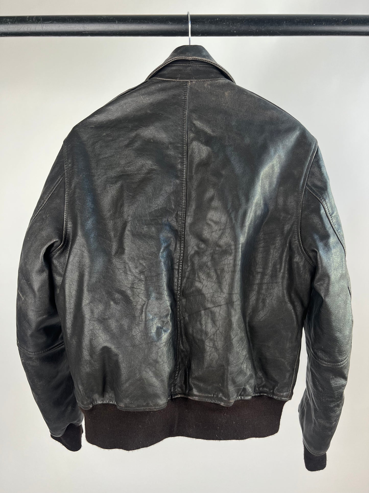 Nickelson 90s Leather Biker Jacket