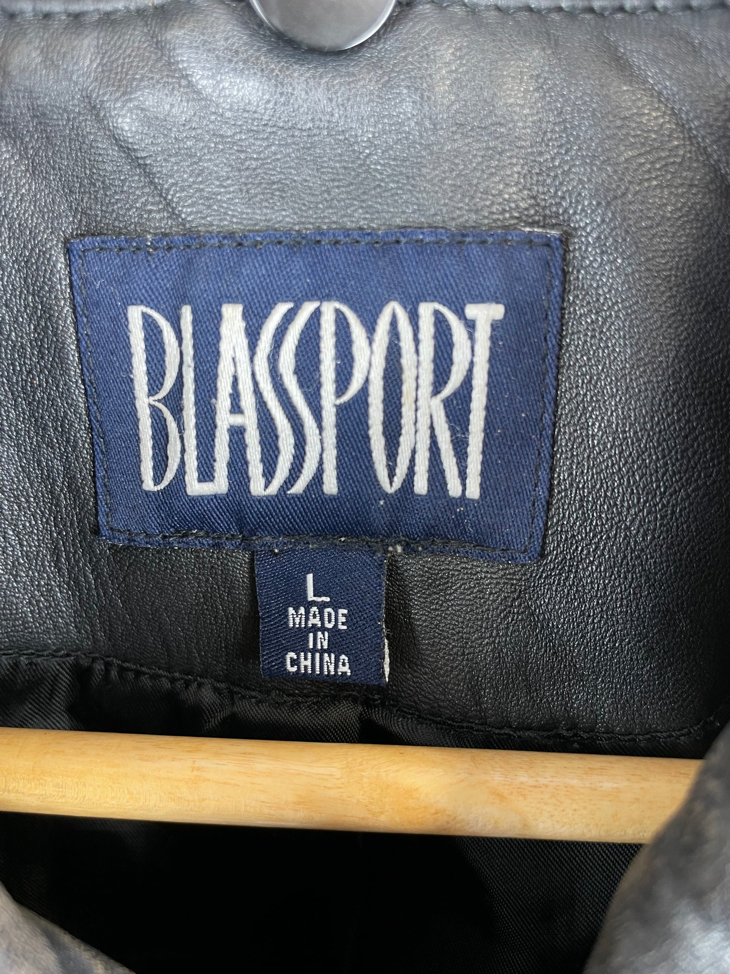 Vintage 90s Blassport Leather Jacket