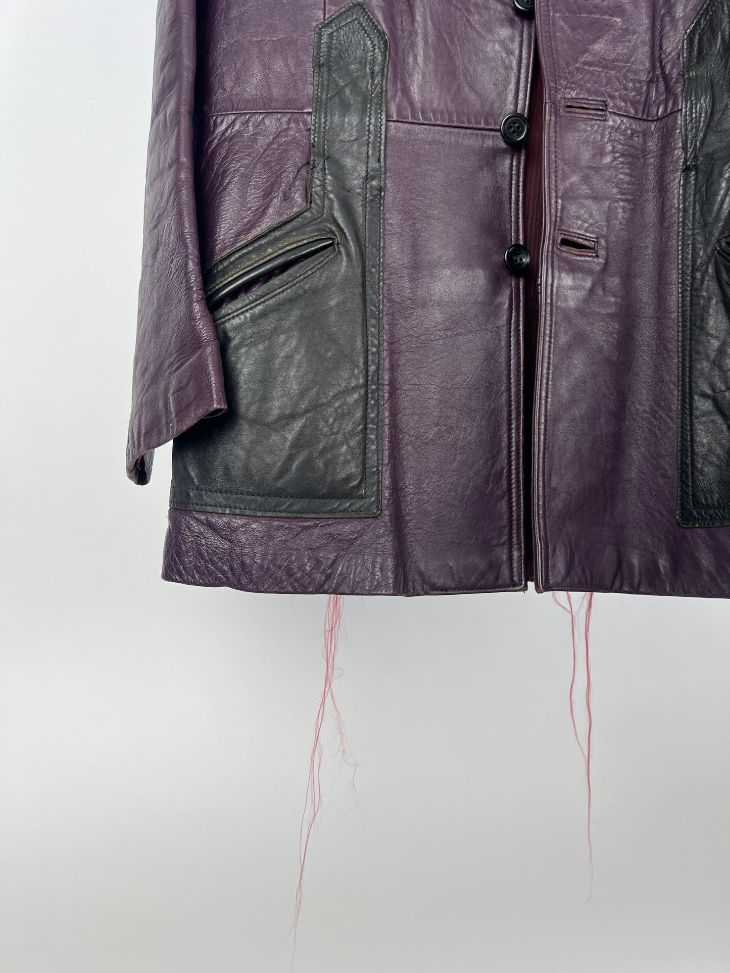 Vintage 70s Jackson Leather Two Tone Jacket