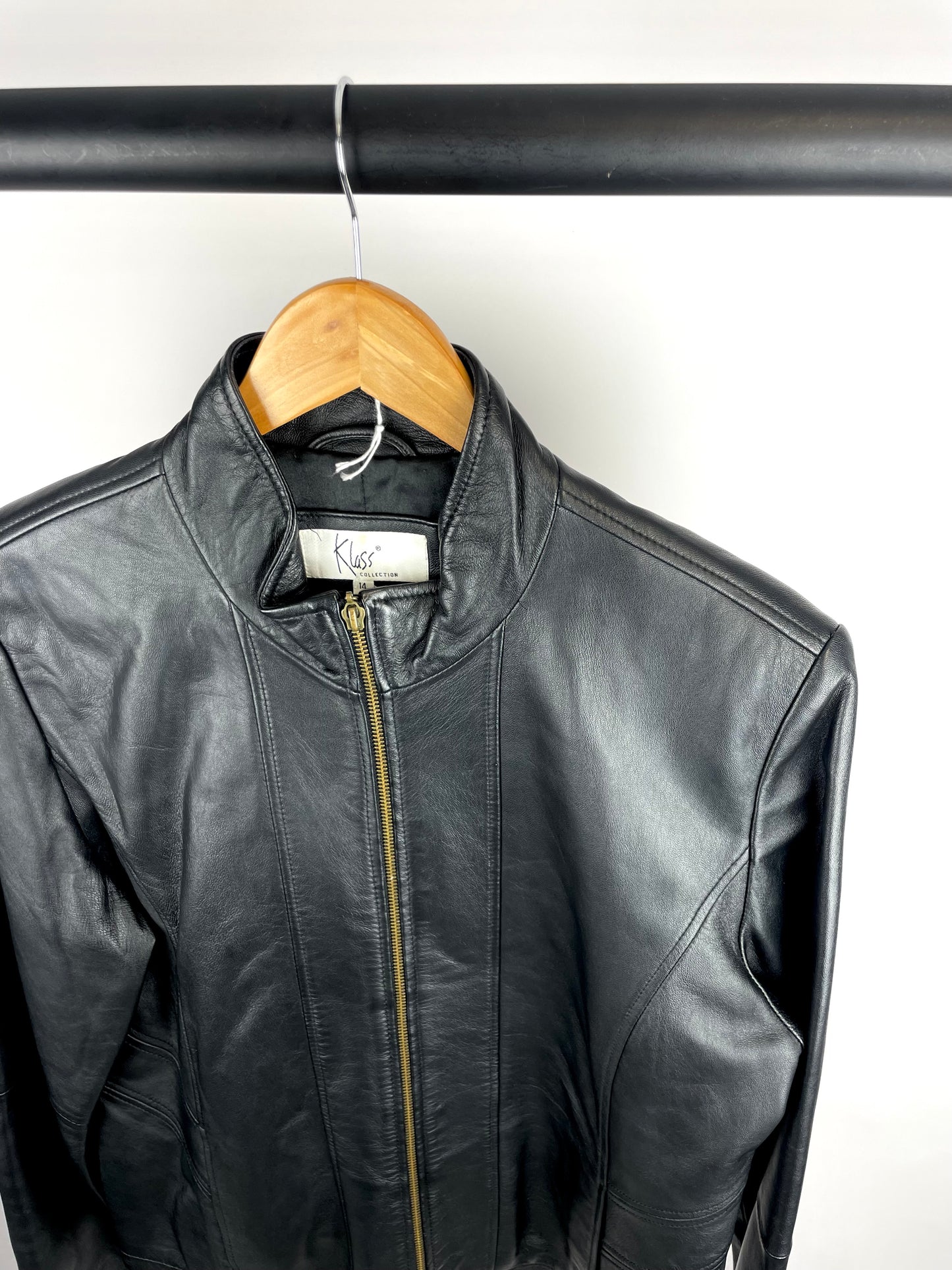 Vintage 90s Klass Leather Jacket
