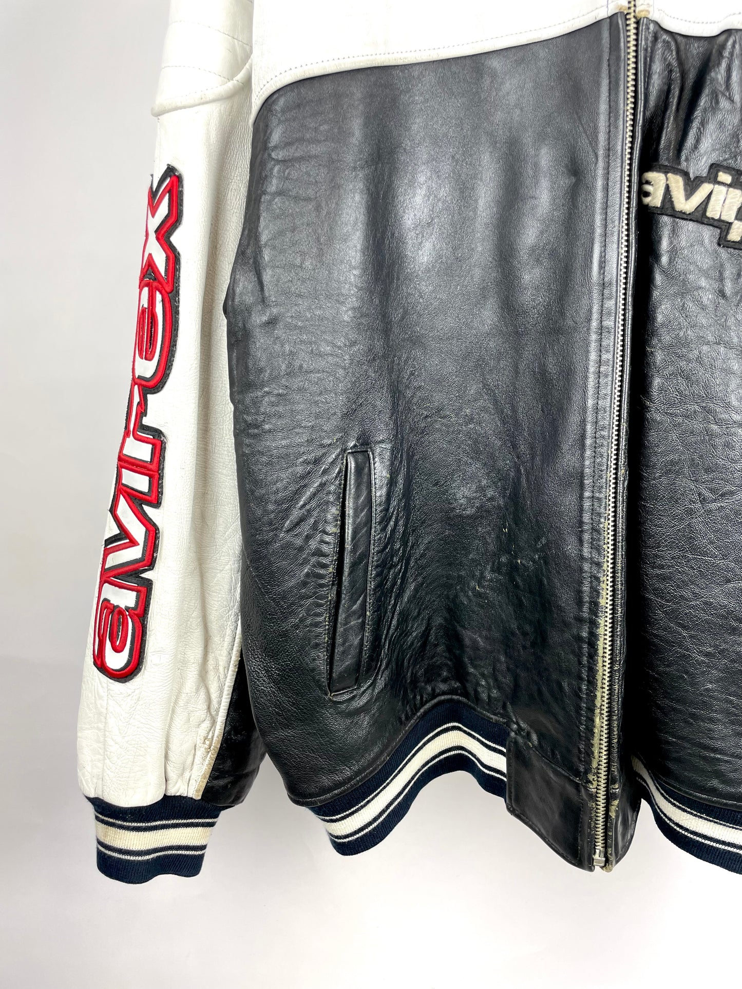 Vintage 90s Avirex NY Leather Jacket