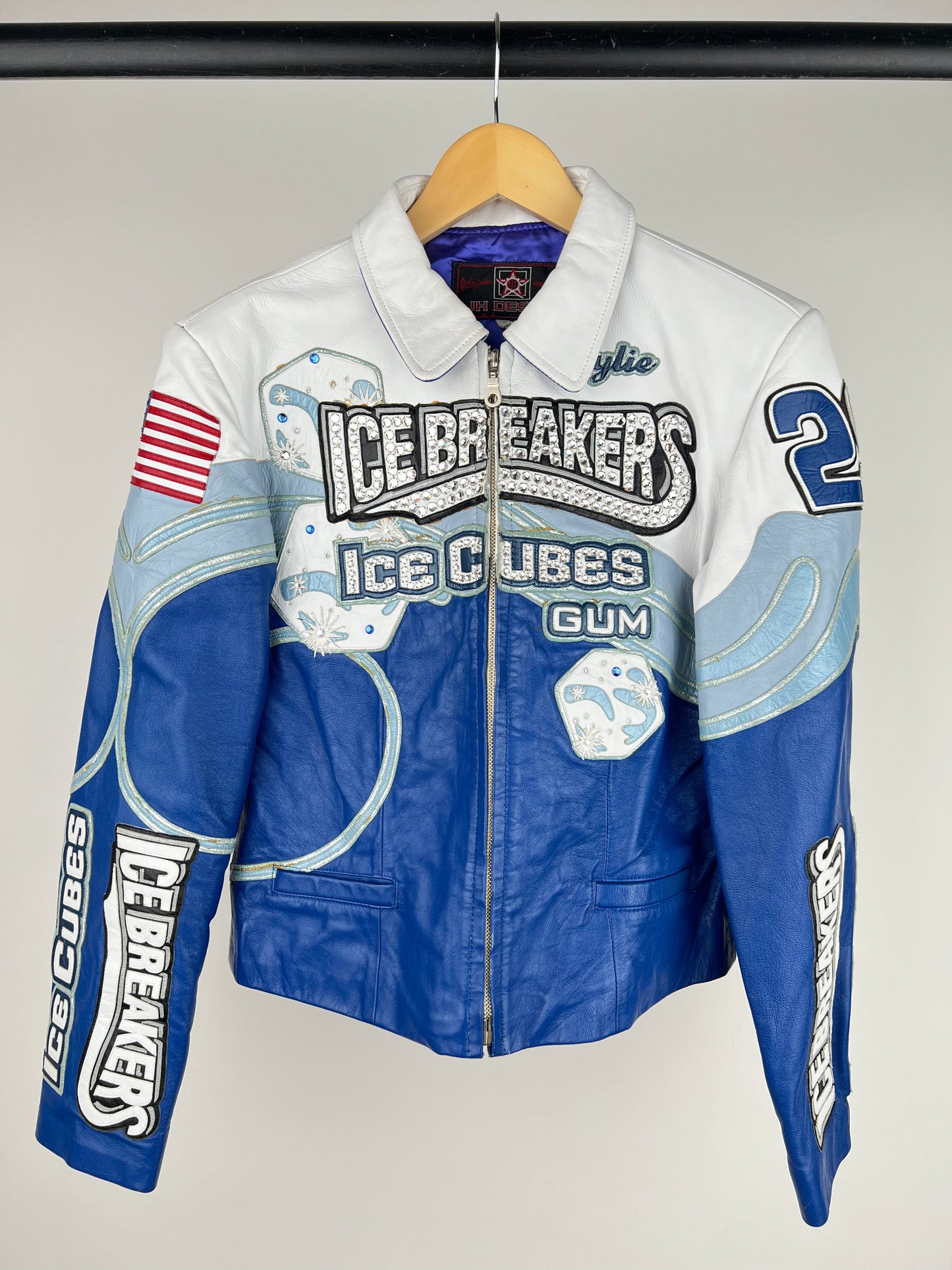 Vintage Icebreakers 90s Leather Jacket