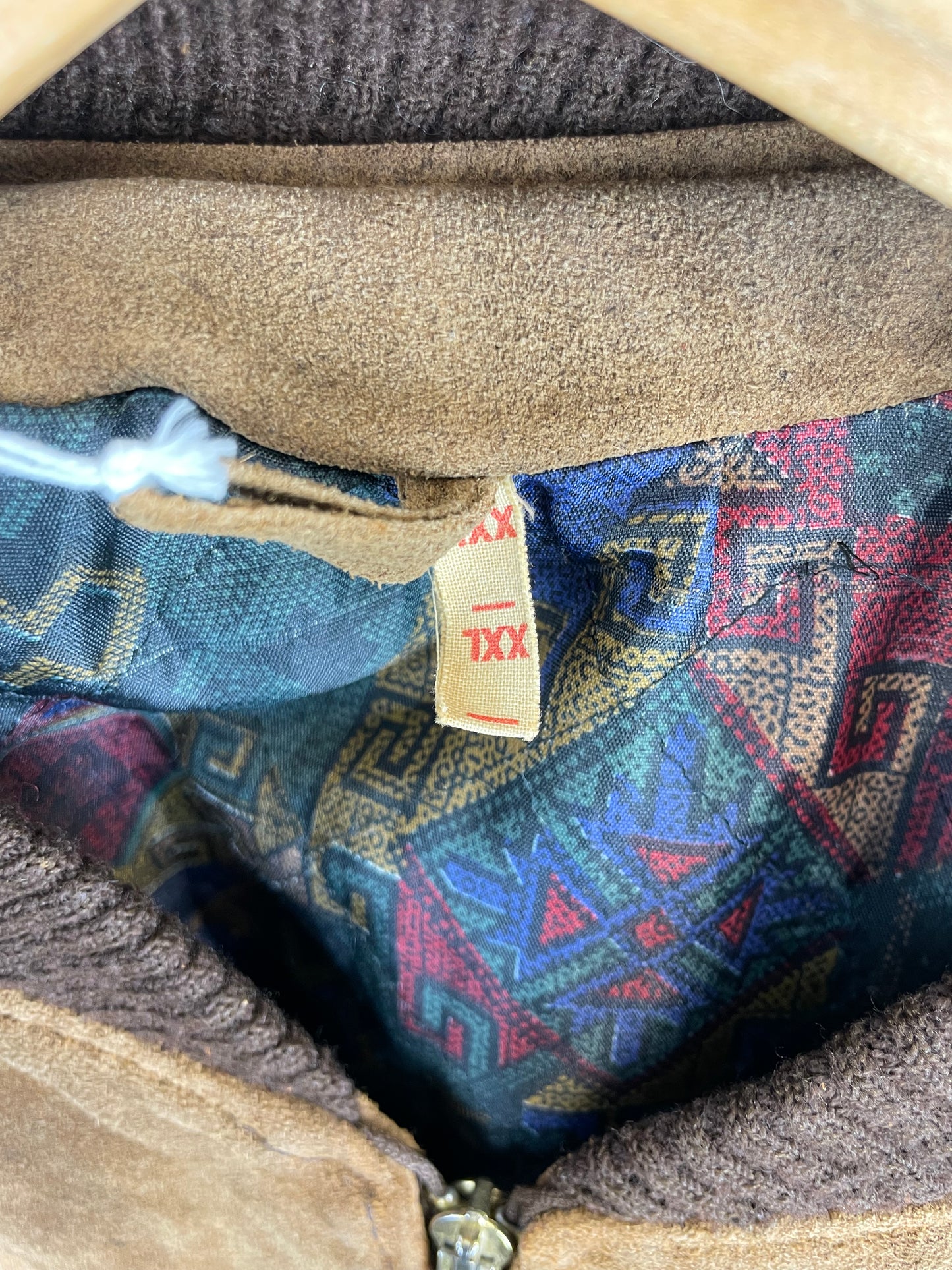 Vintage 90s Bomber Suede Jacket