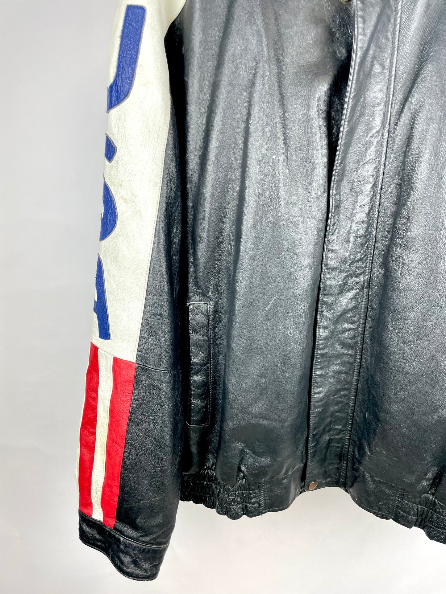 Vintage 90s Interstate Classic Originals Leather Jacket