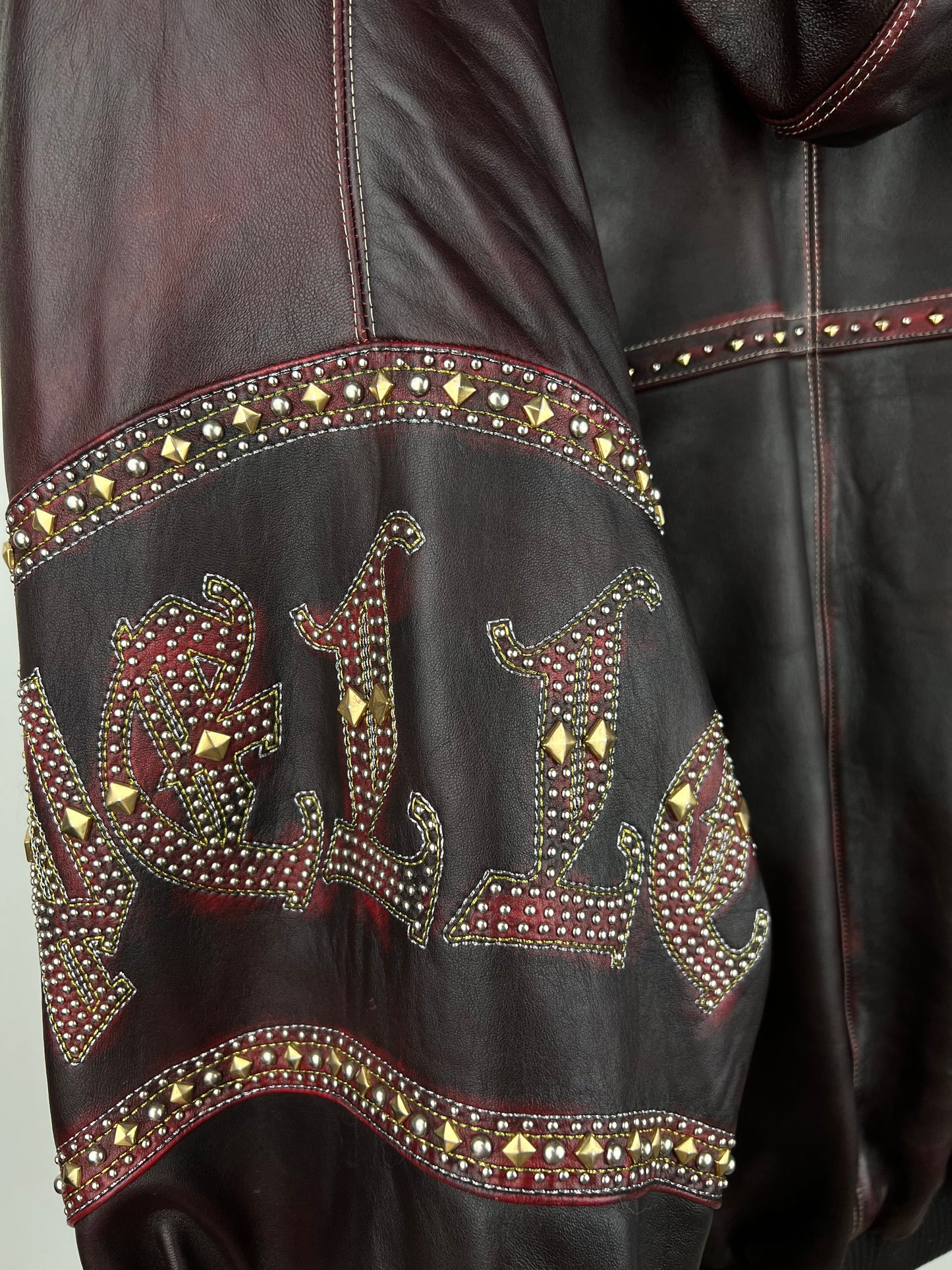 Vintage Pelle Pelle 90s Leather Bomber Jacket