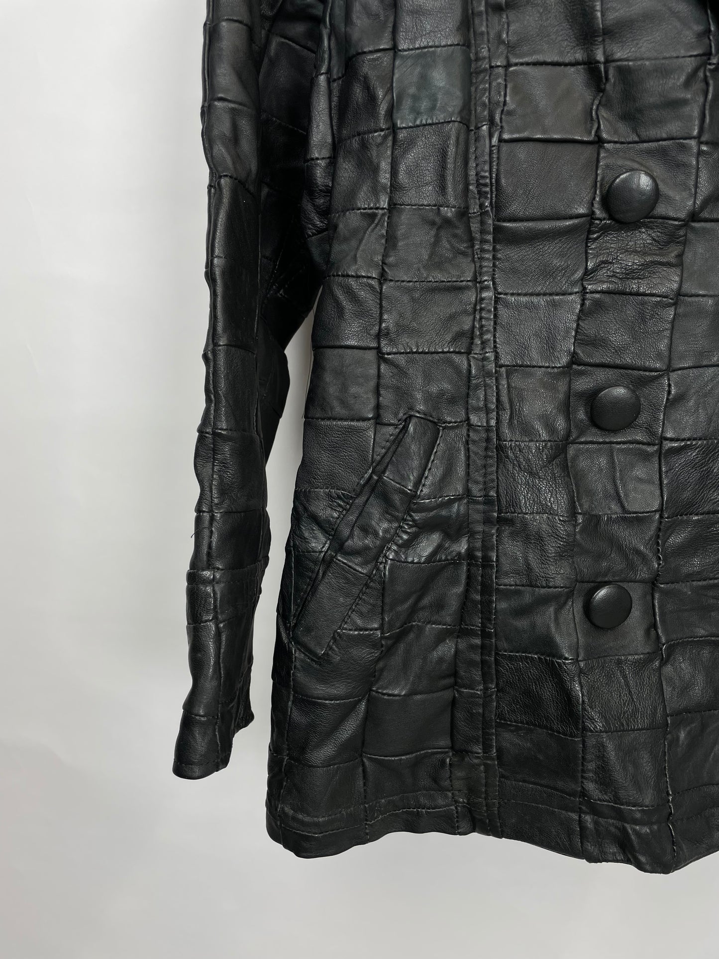 Vintage 90s Classic Woman Leather Jacket