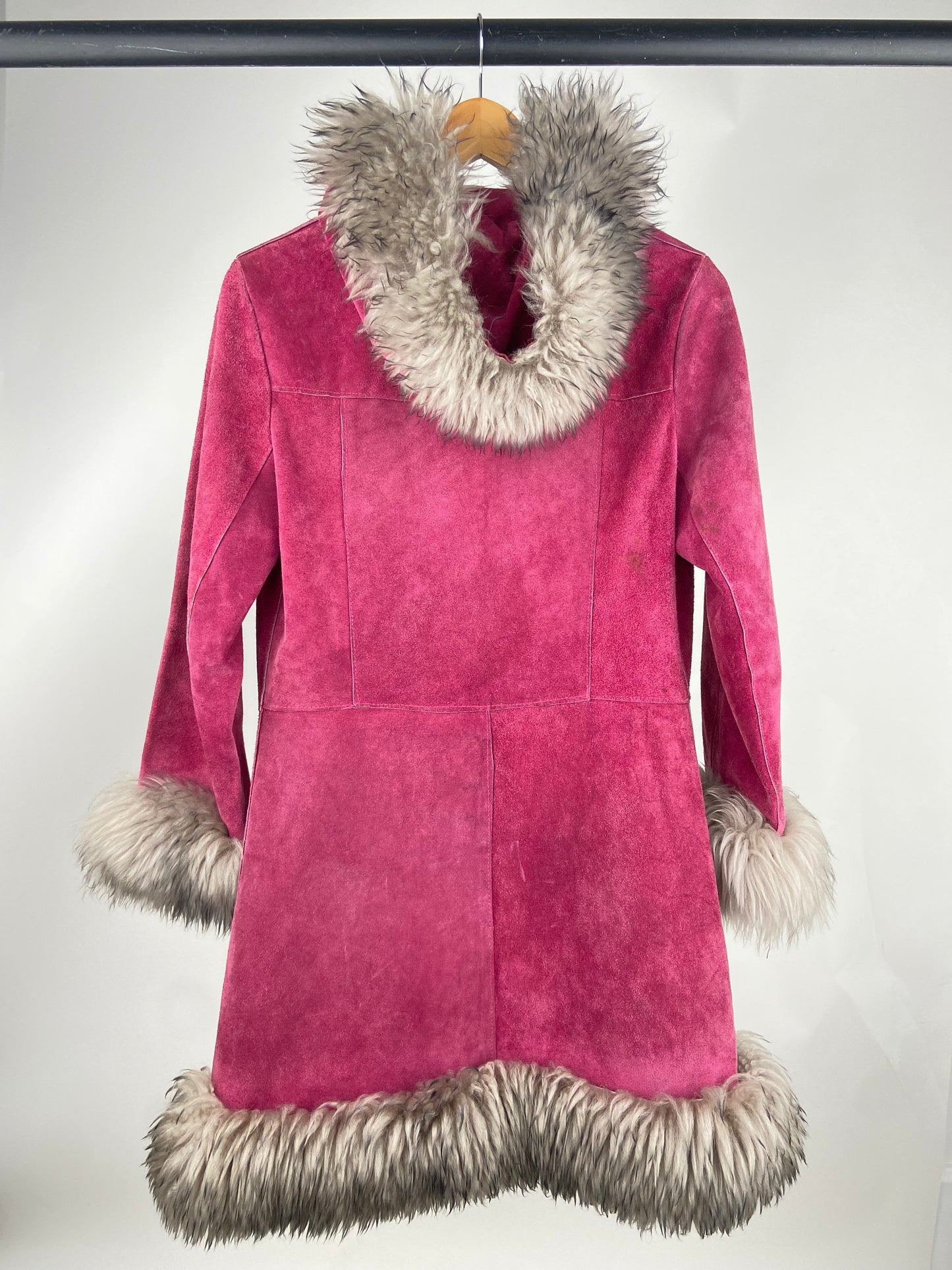 Vintage 70s Suede Afghan Jacket