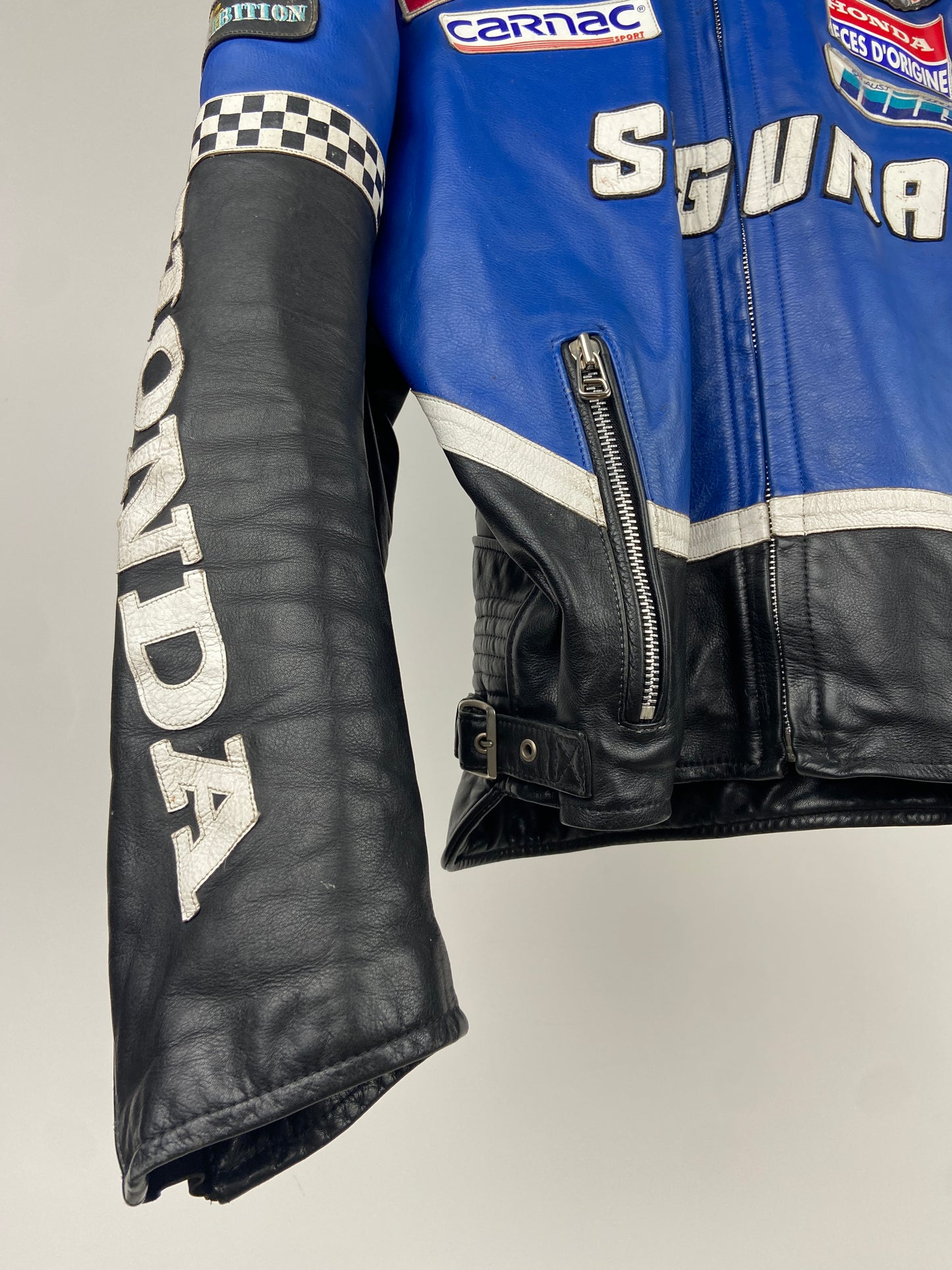 Segura Honda 90s Leather Motorbike Jacket