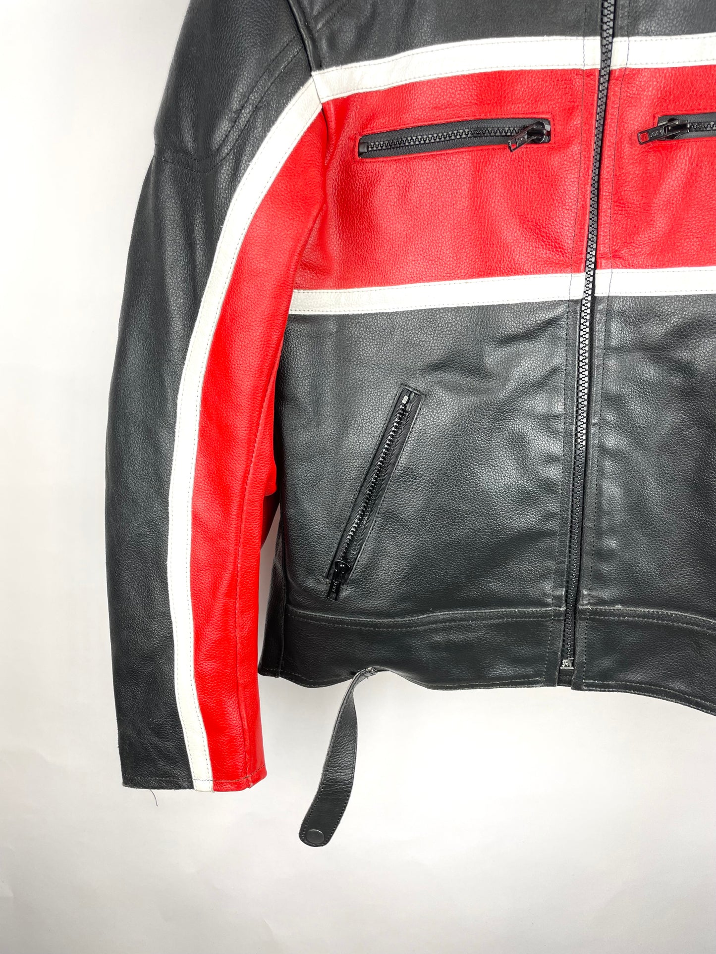 Vintage 90s Leather Motorbike Jacket