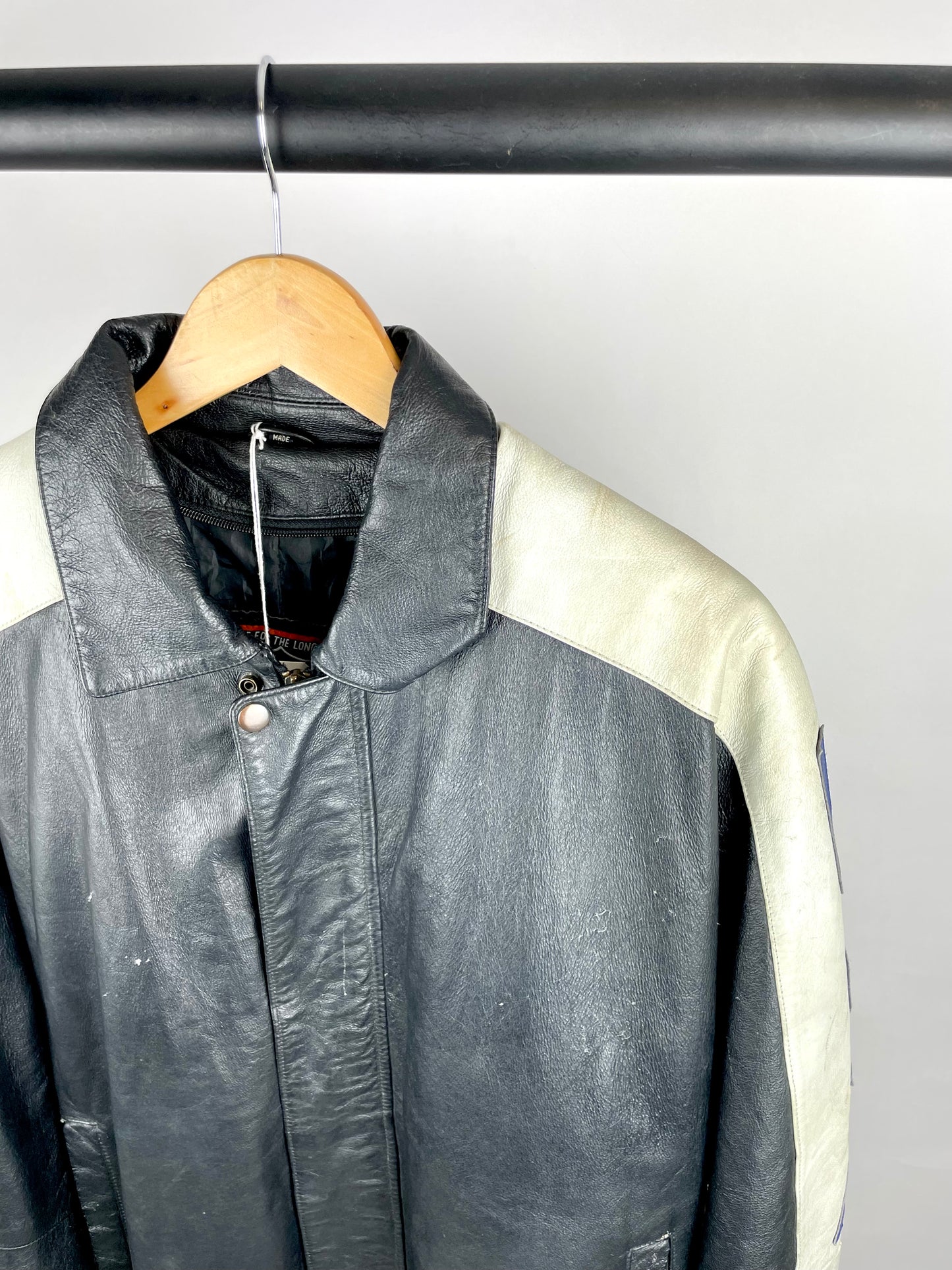 Vintage 90s Interstate Classic Originals Leather Jacket