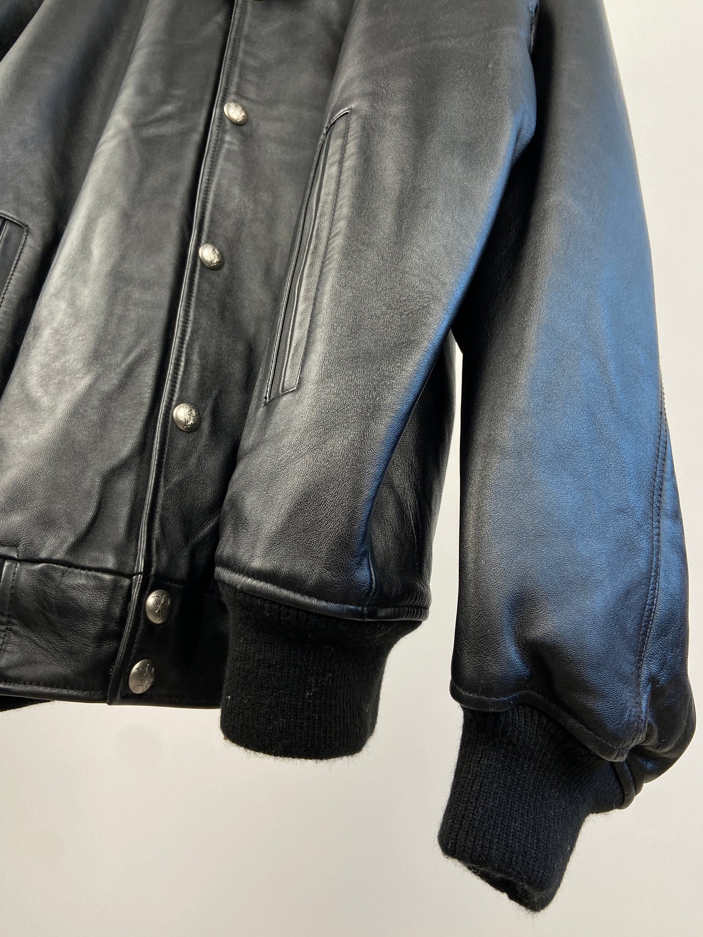 Vintage Avirex 90s Leather Bomber Jacket