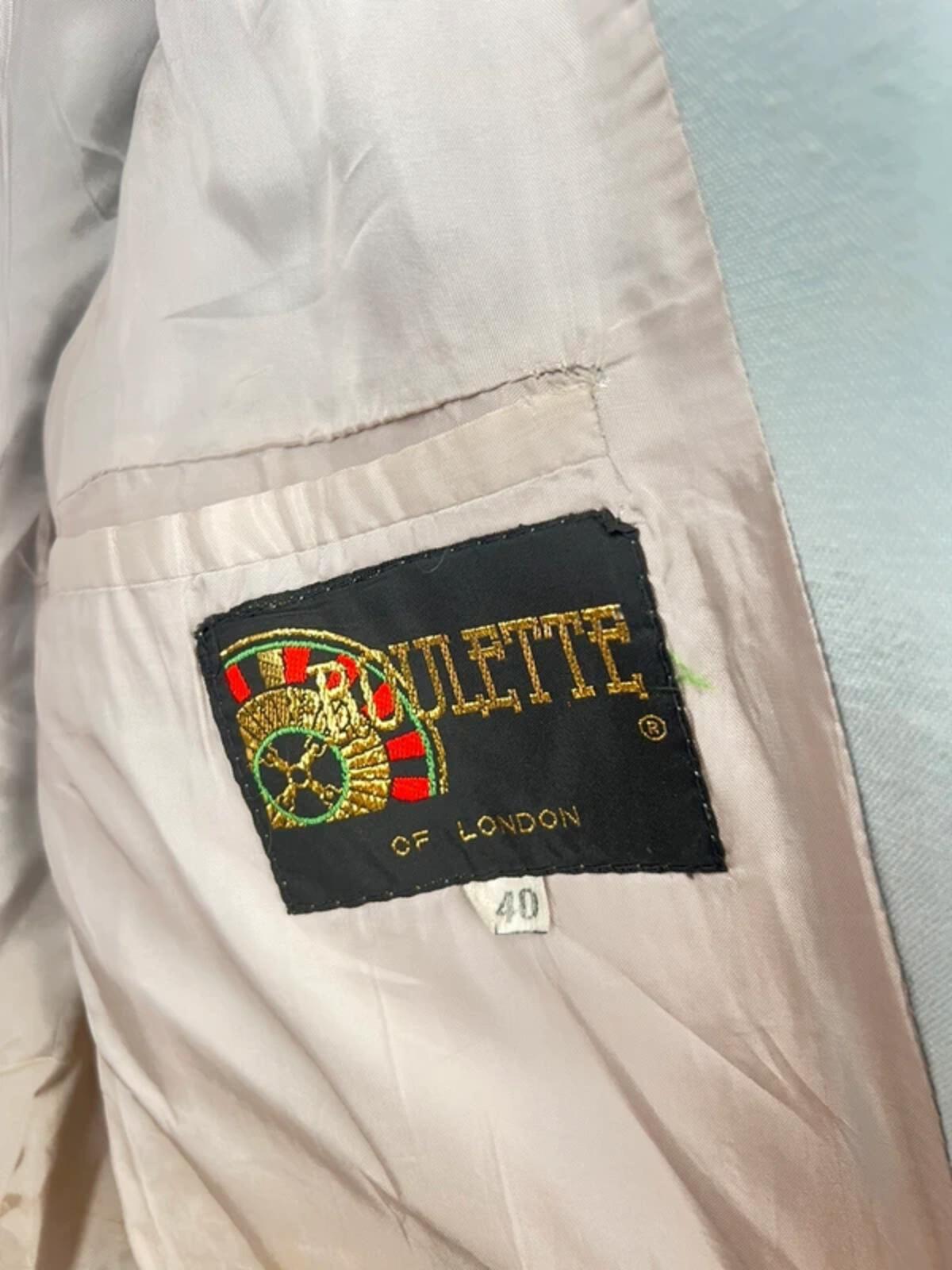 Vintage 70s Roulette Of London Short Sleeve Safari Suit