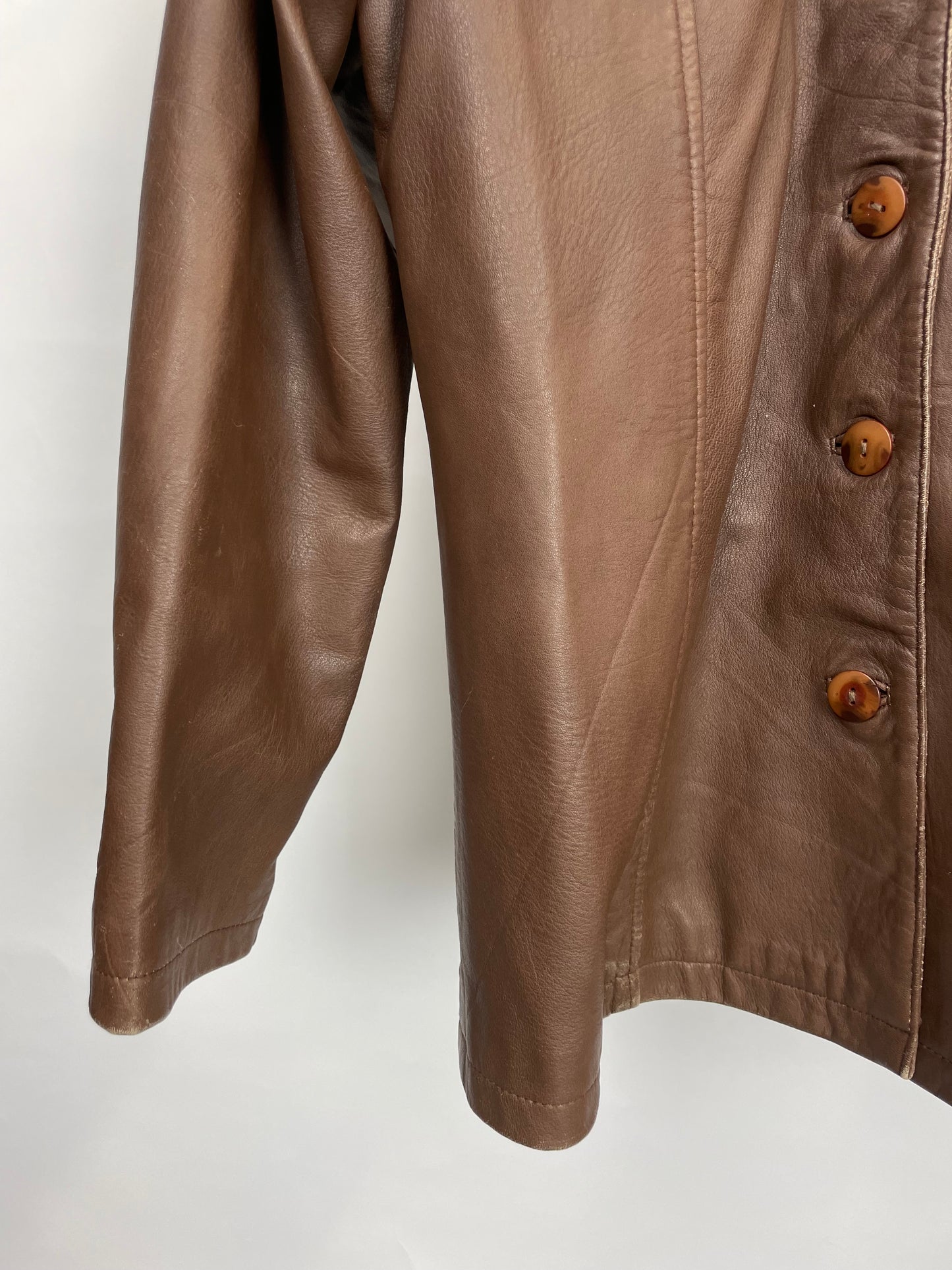 Vintage 90s Da Milano Leather Jacket