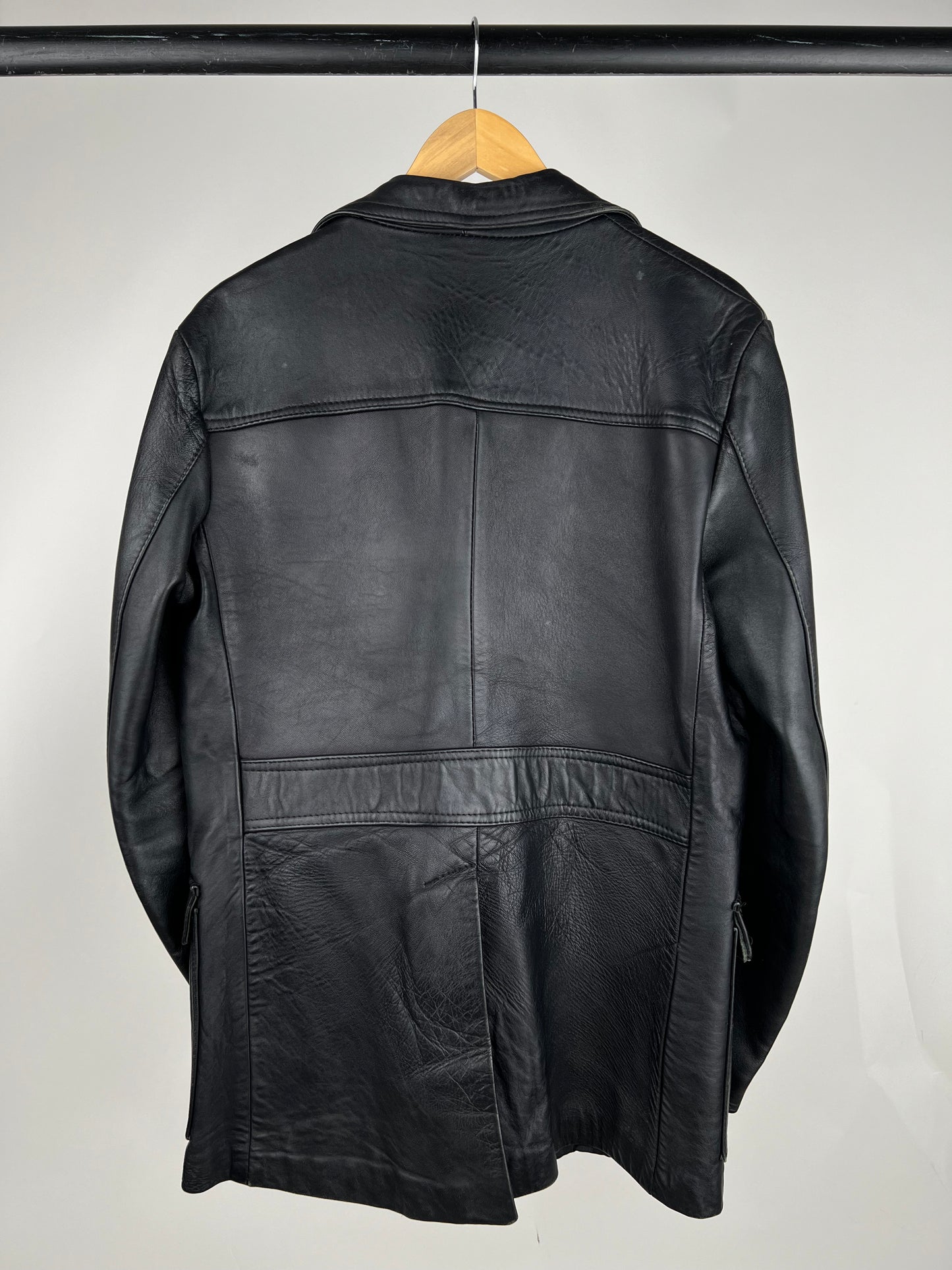 Vintage 70s Safari Leather Jacket