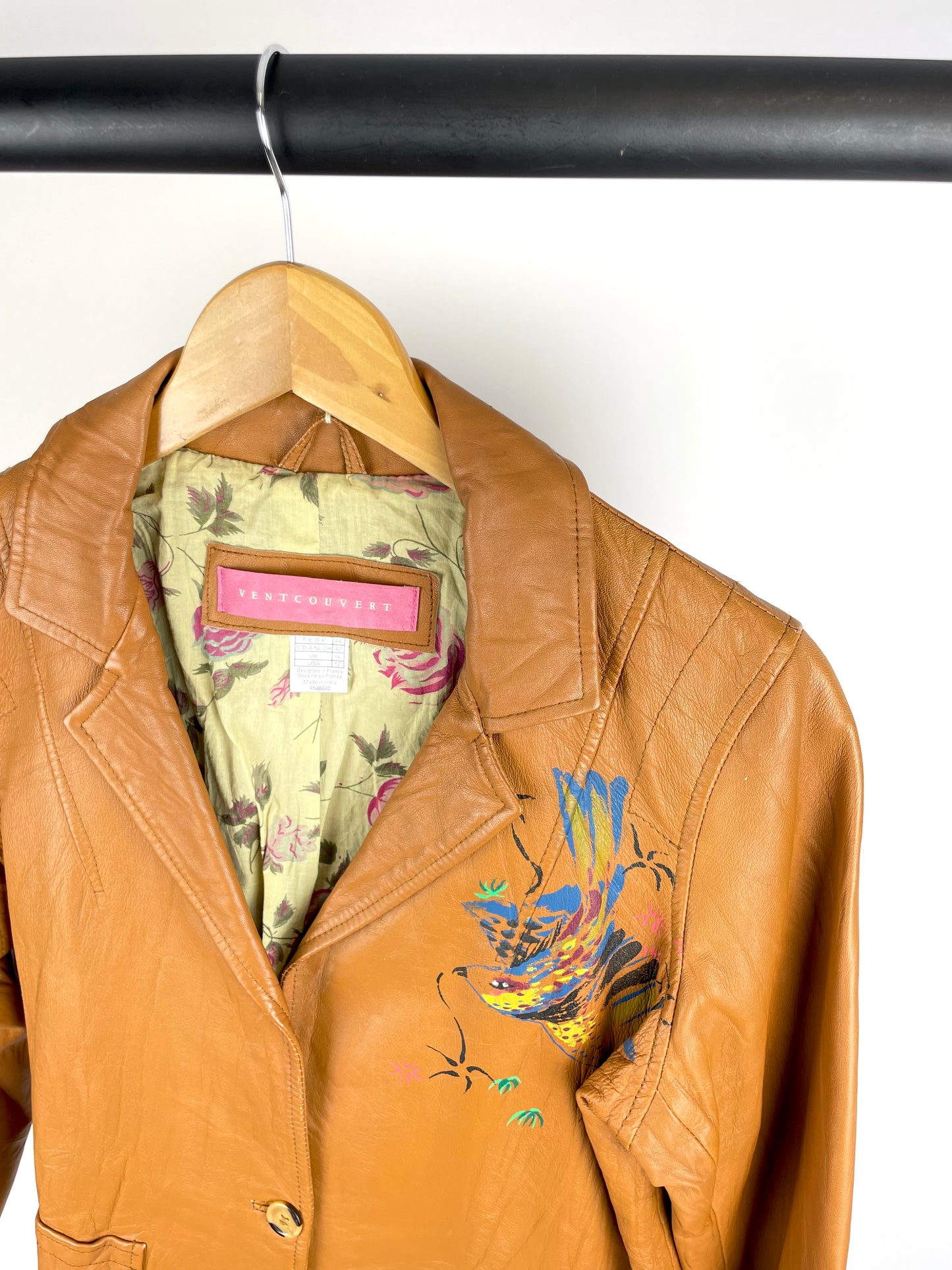 Vintage 90s Ventcouvert Leather Jacket