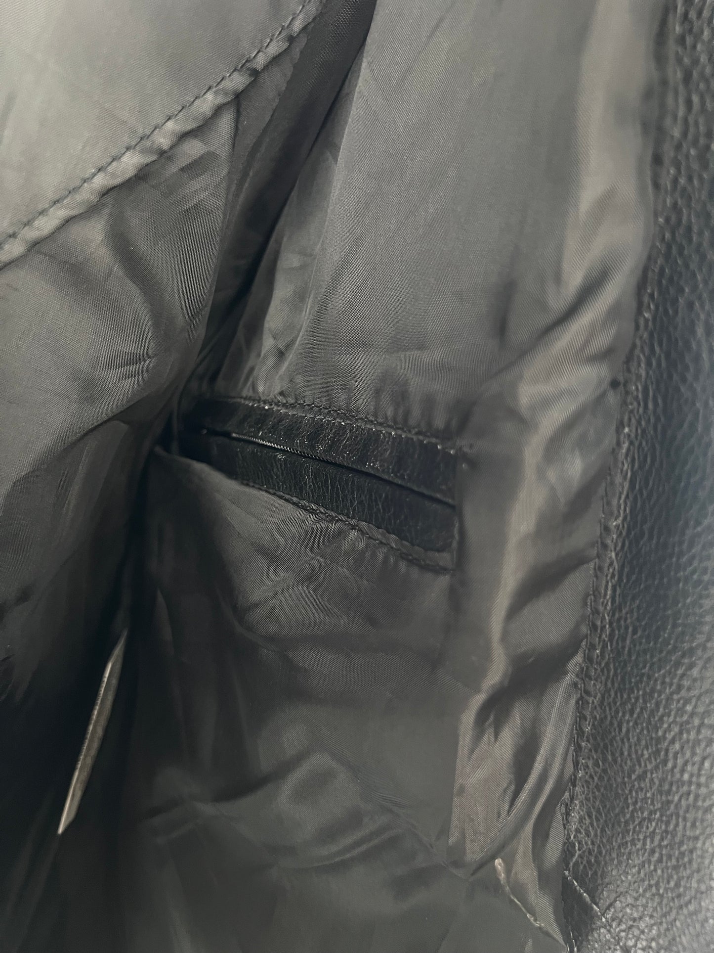 Vintage 90s Steve McQueen Leather Motorbike Jacket