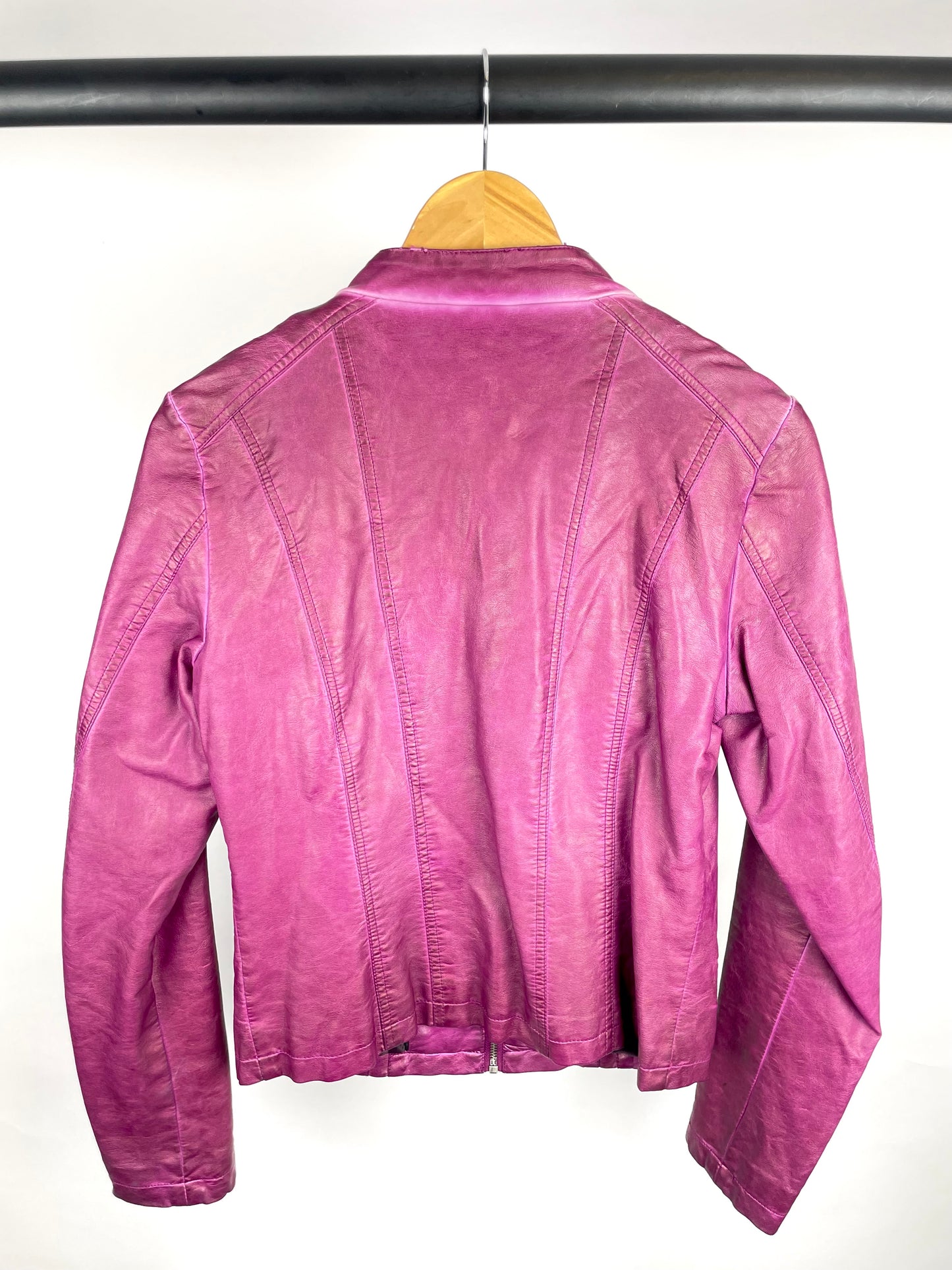 Vintage 90s SÃO PAULO Leather Jacket