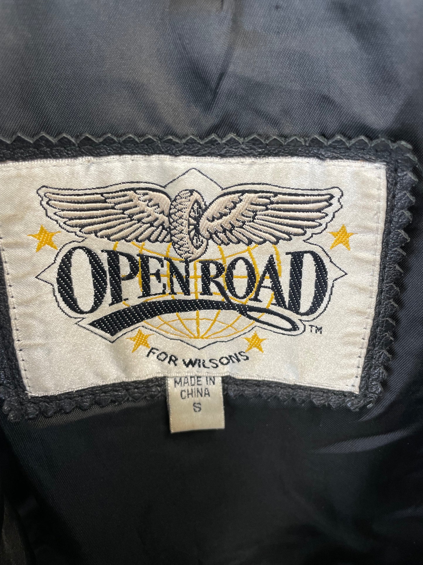 Vintage 90s Open Road Leather Jacket