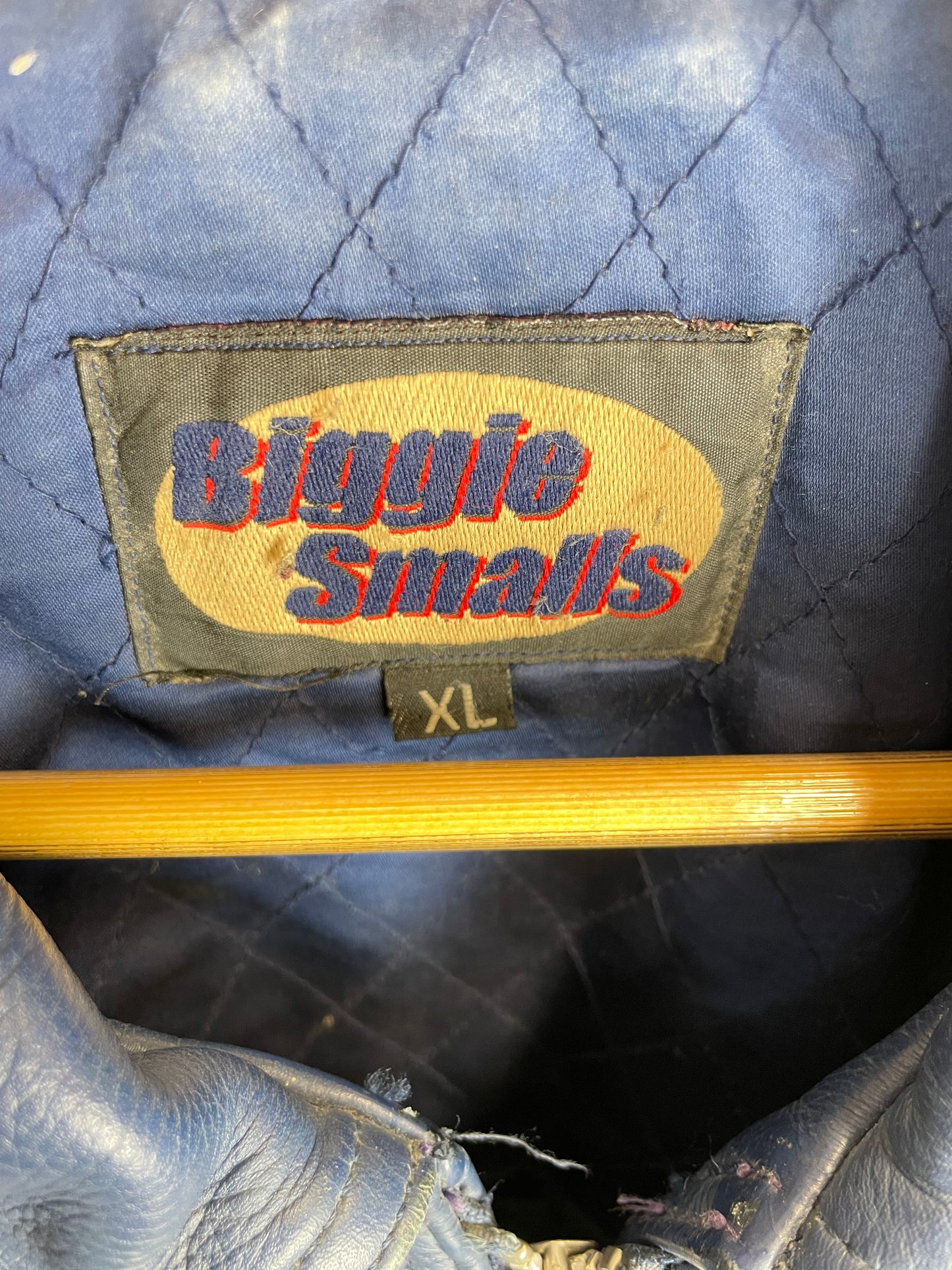 Biggie Smalls 08 90s Bomber Leather Jacket