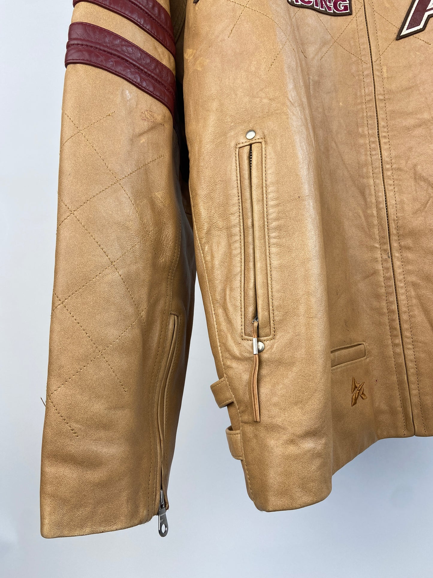 Vintage Avirex 90s Leather Bomber Jacket