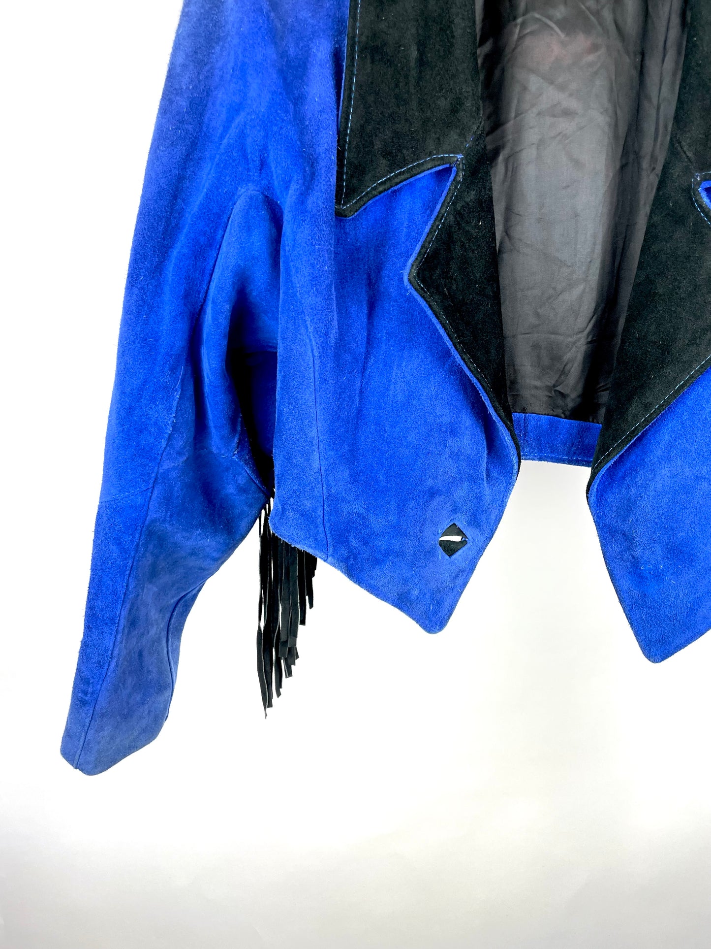 Vintage 90s Phoenix Suede Tassel Jacket