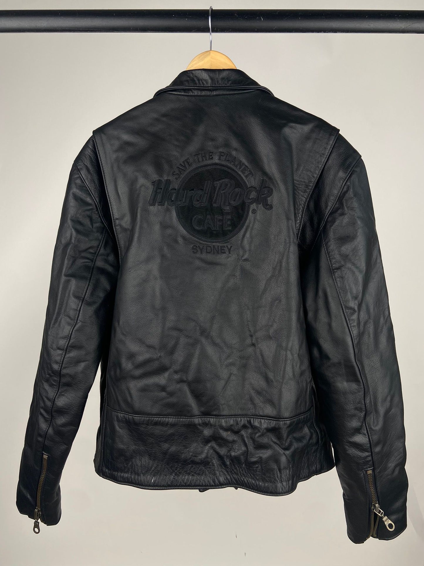 Vintage Hard Rock 90s Biker Jacket