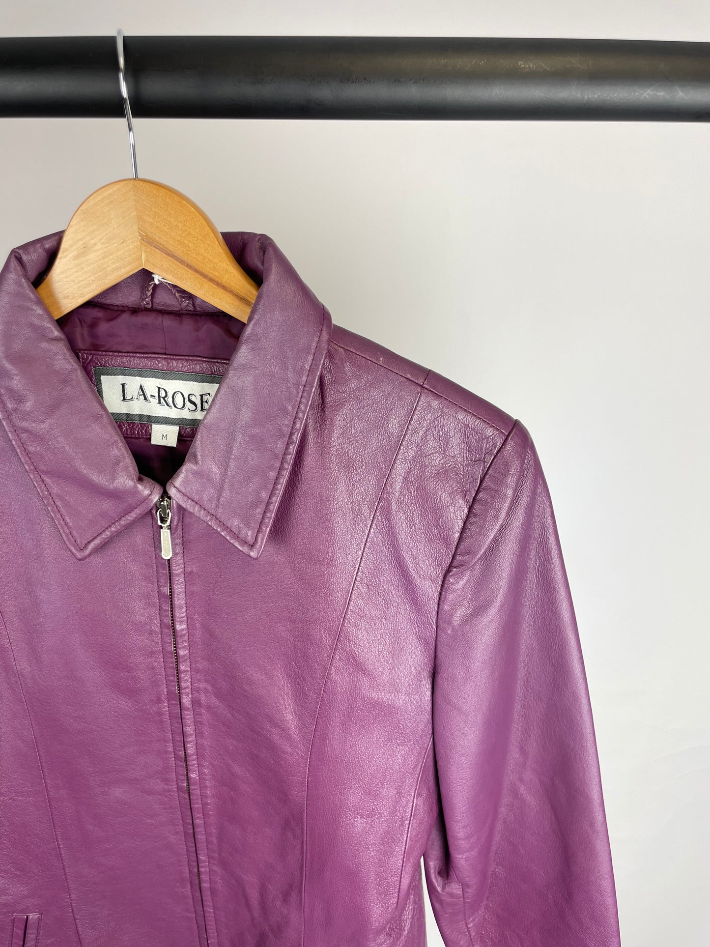 Vintage 90s LA-ROSE Leather Jacket