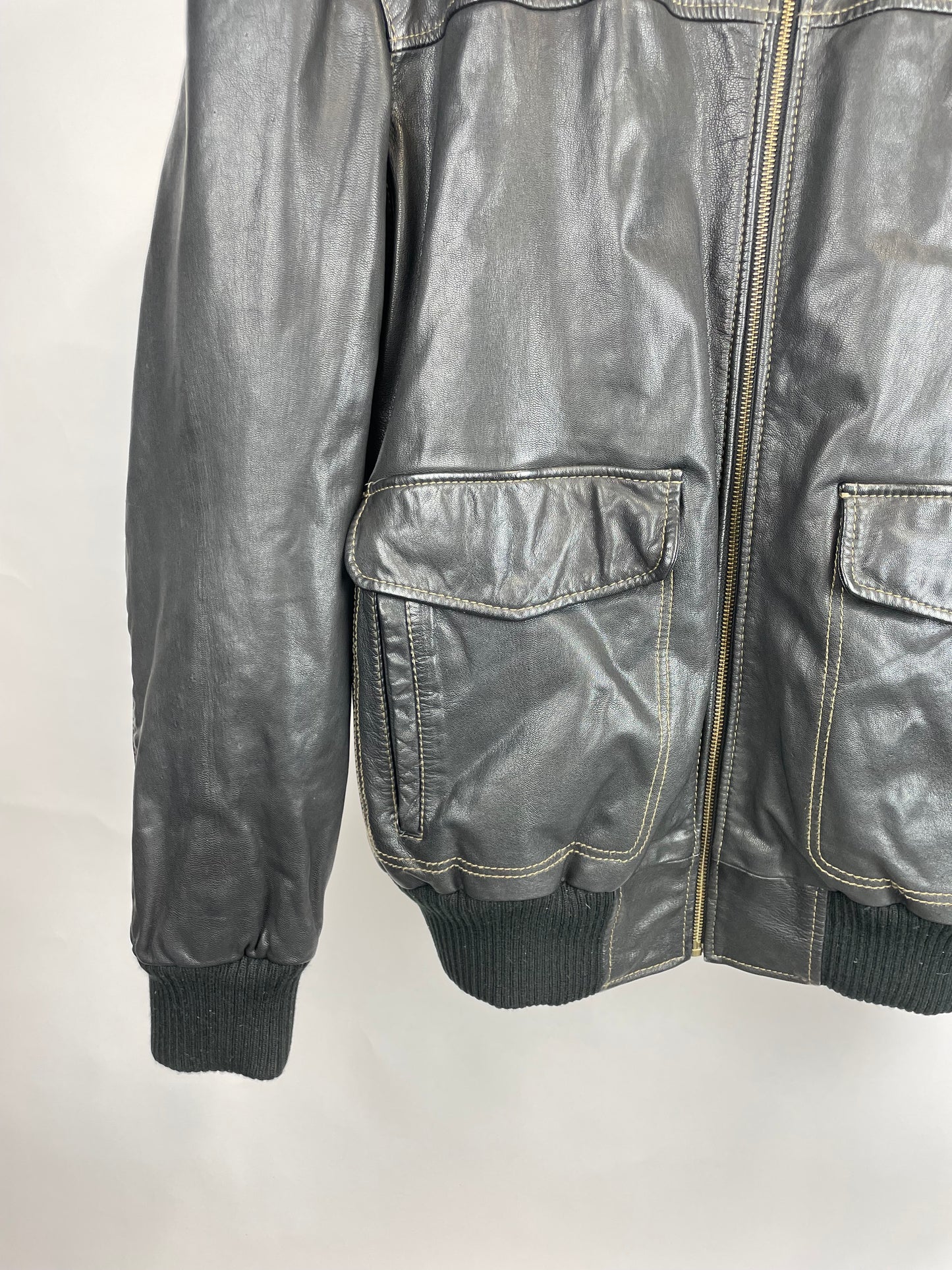 Vintage 90s Genuine Leather Jacket