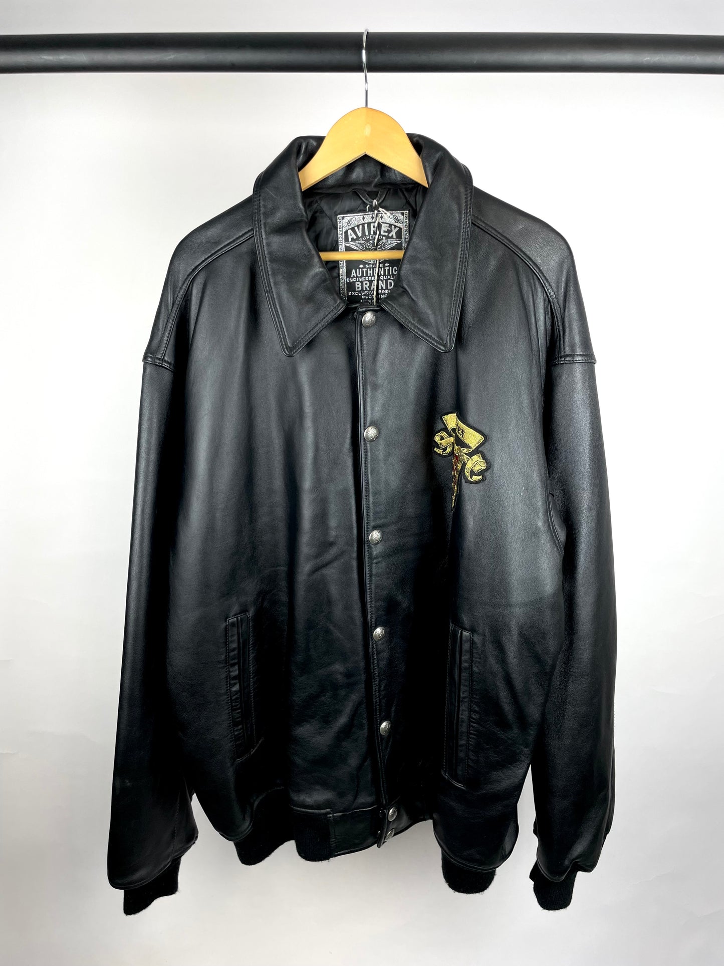 Vintage 90s Avirex Leather Jacket